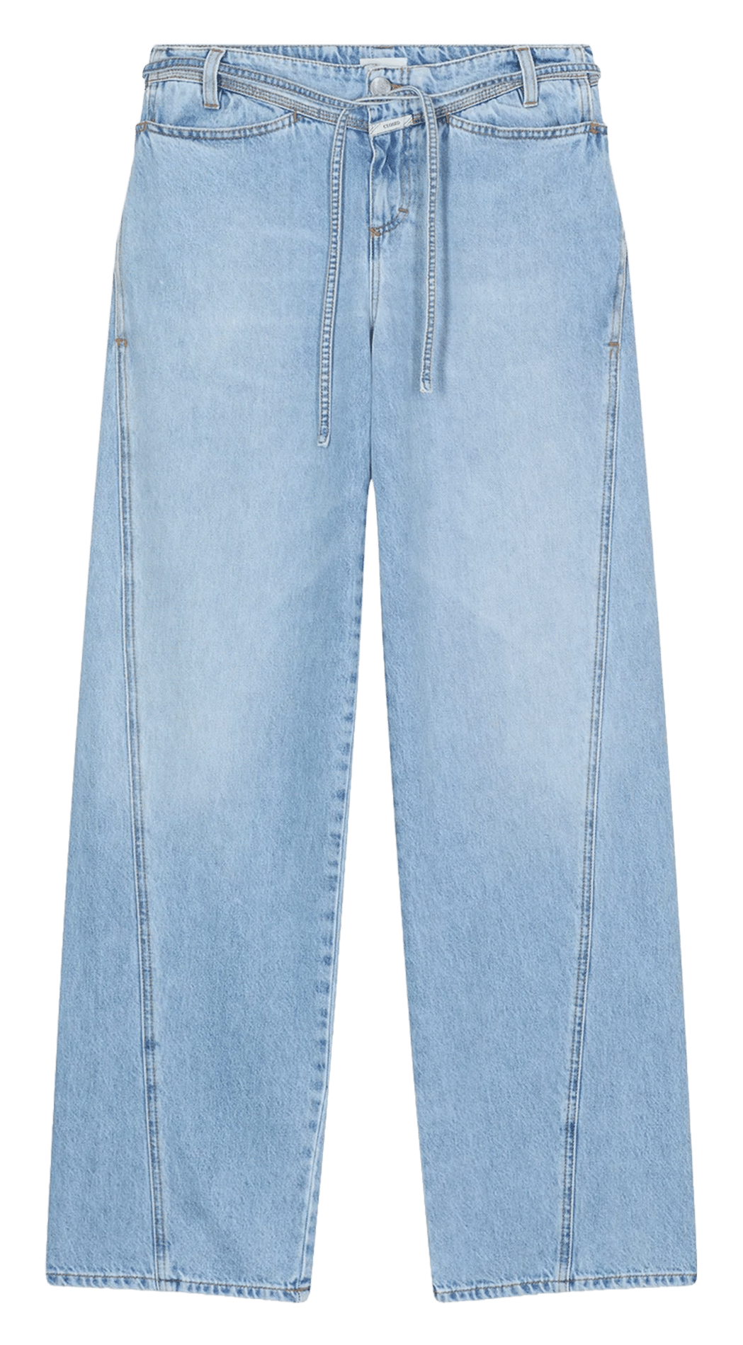 Wide-leg cotton jeans CLOSED Blue