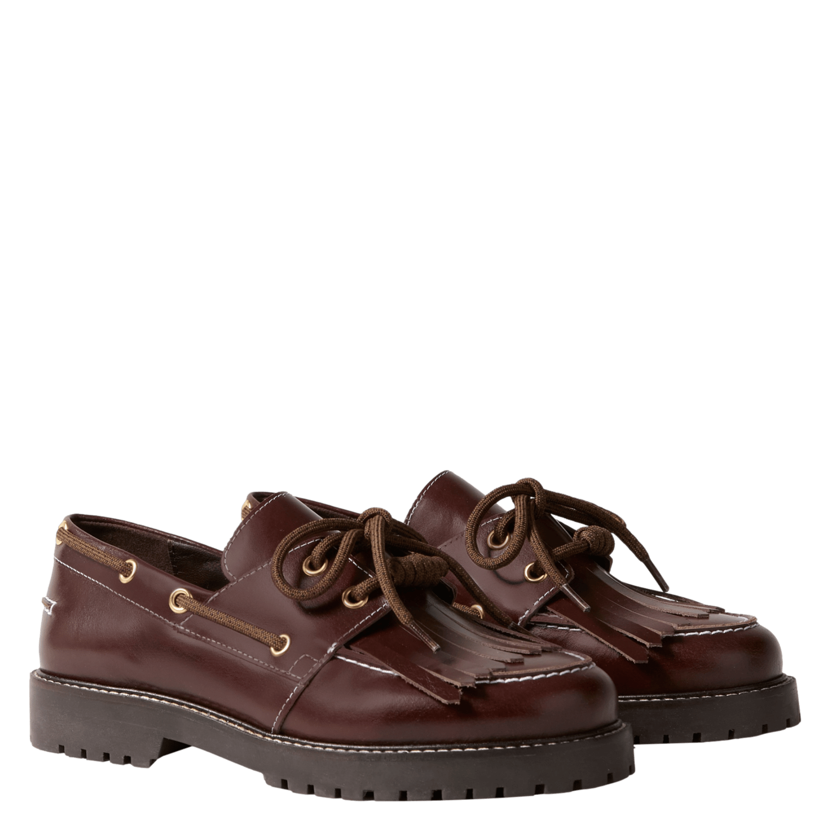 Leather Derby shoes CLAUDIE PIERLOT Brown