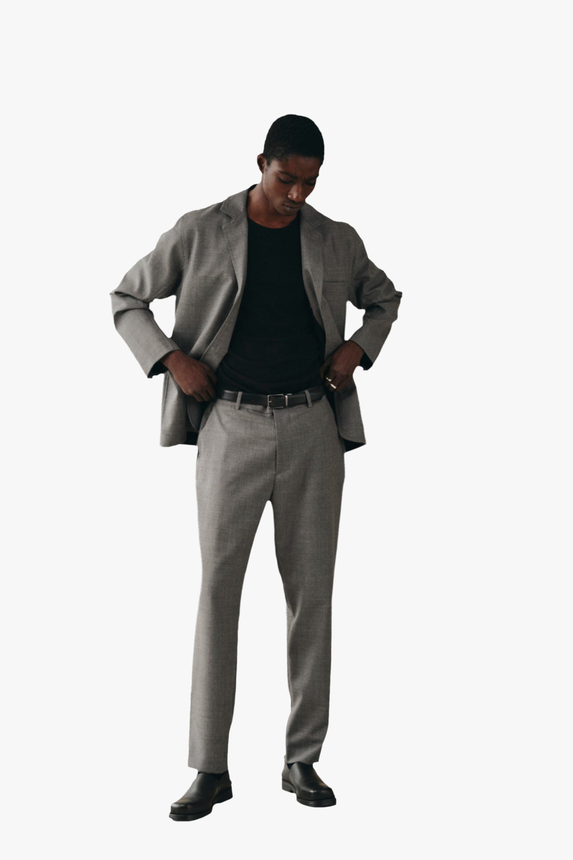 Tapered trousers Noyoco Grey