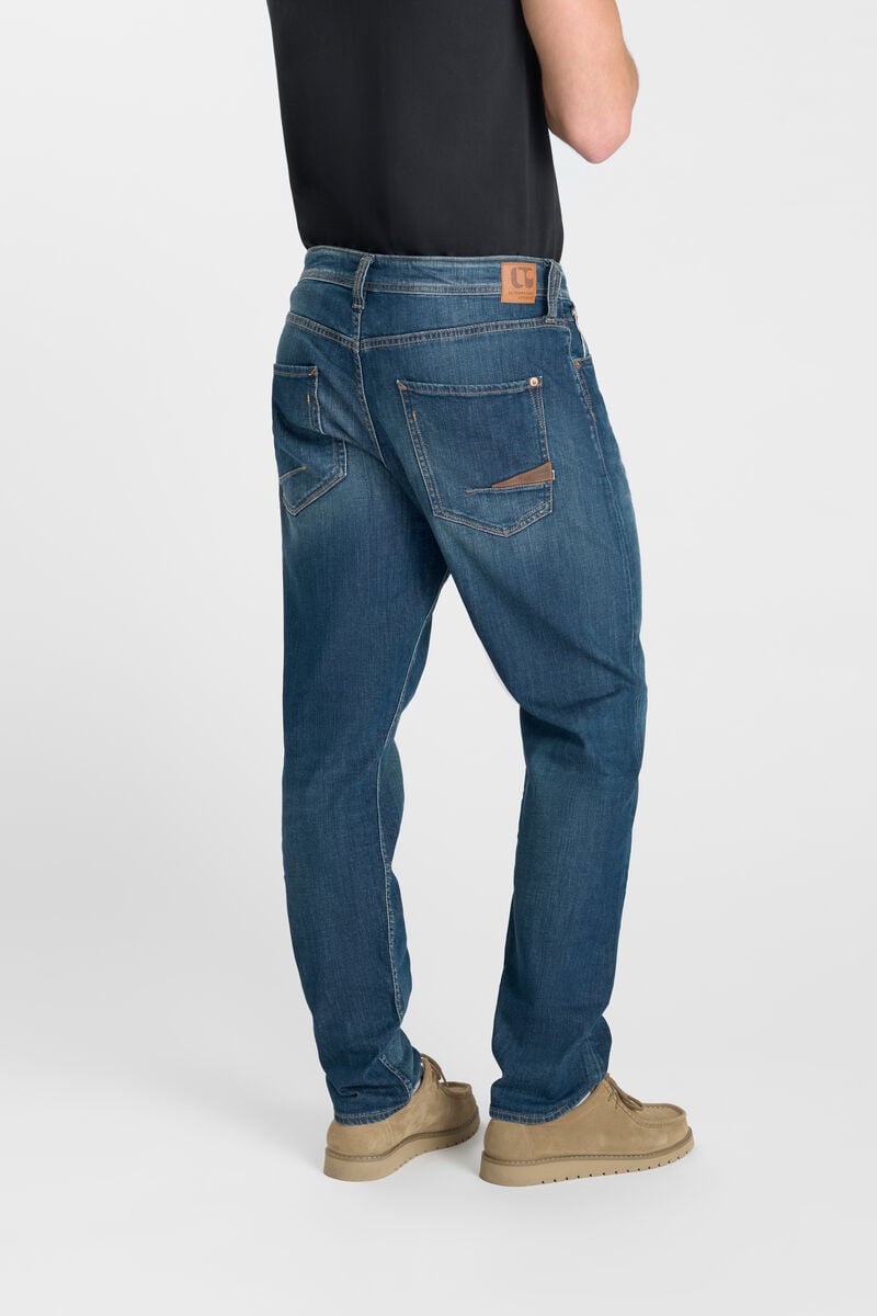 Loose jeans, wide, length 34 LE TEMPS DES CERISES Blue