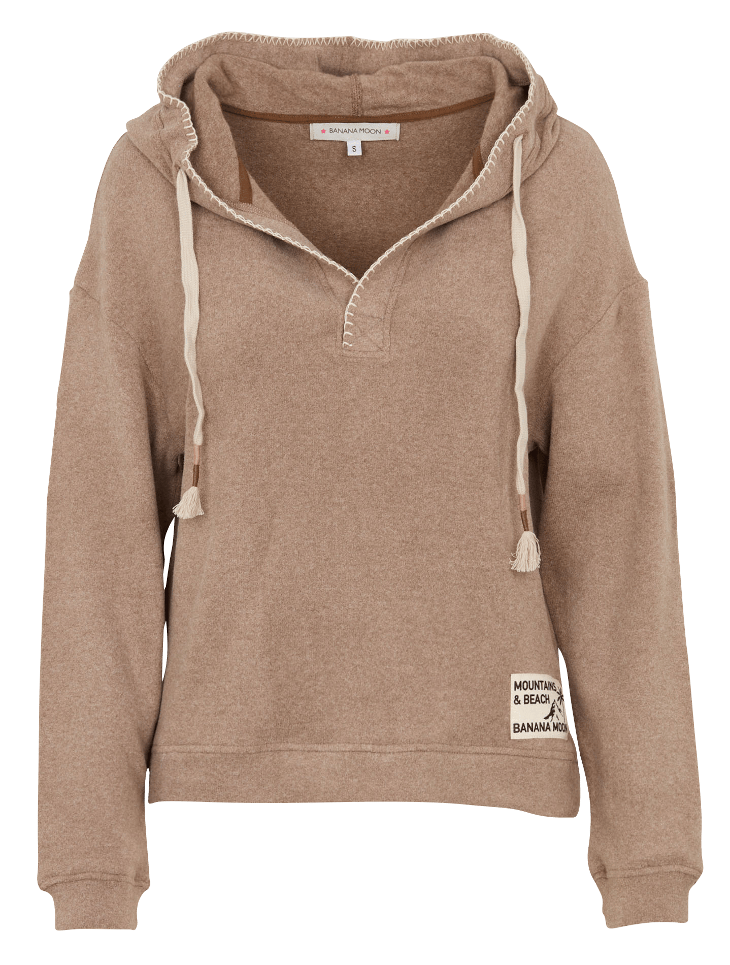 Gerade geschnittenes Kapuzensweatshirt BANANA MOON