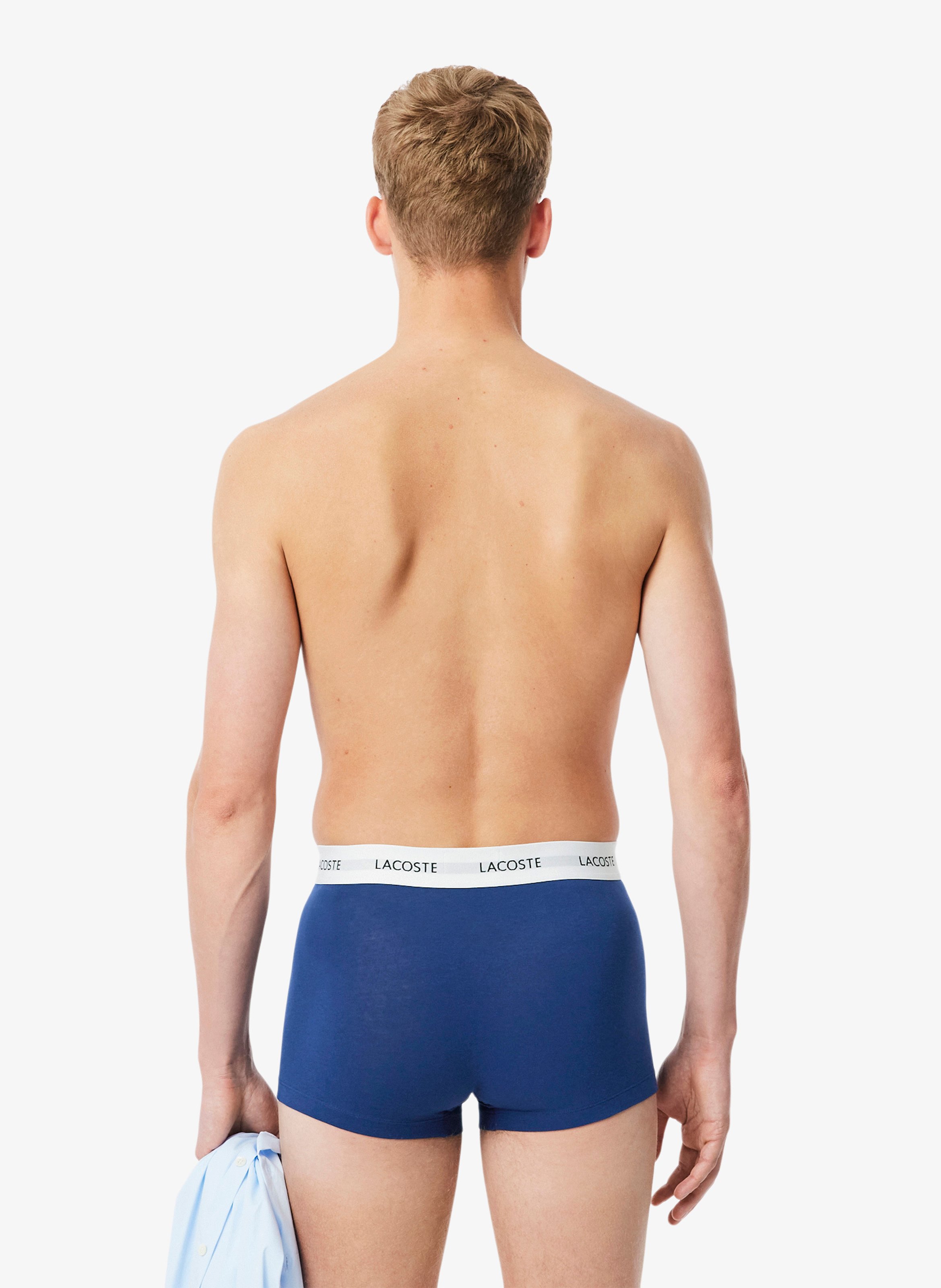 Set aus 3 kurzen Boxershorts aus gemischter Baumwolle LACOSTE Mehrfarbig