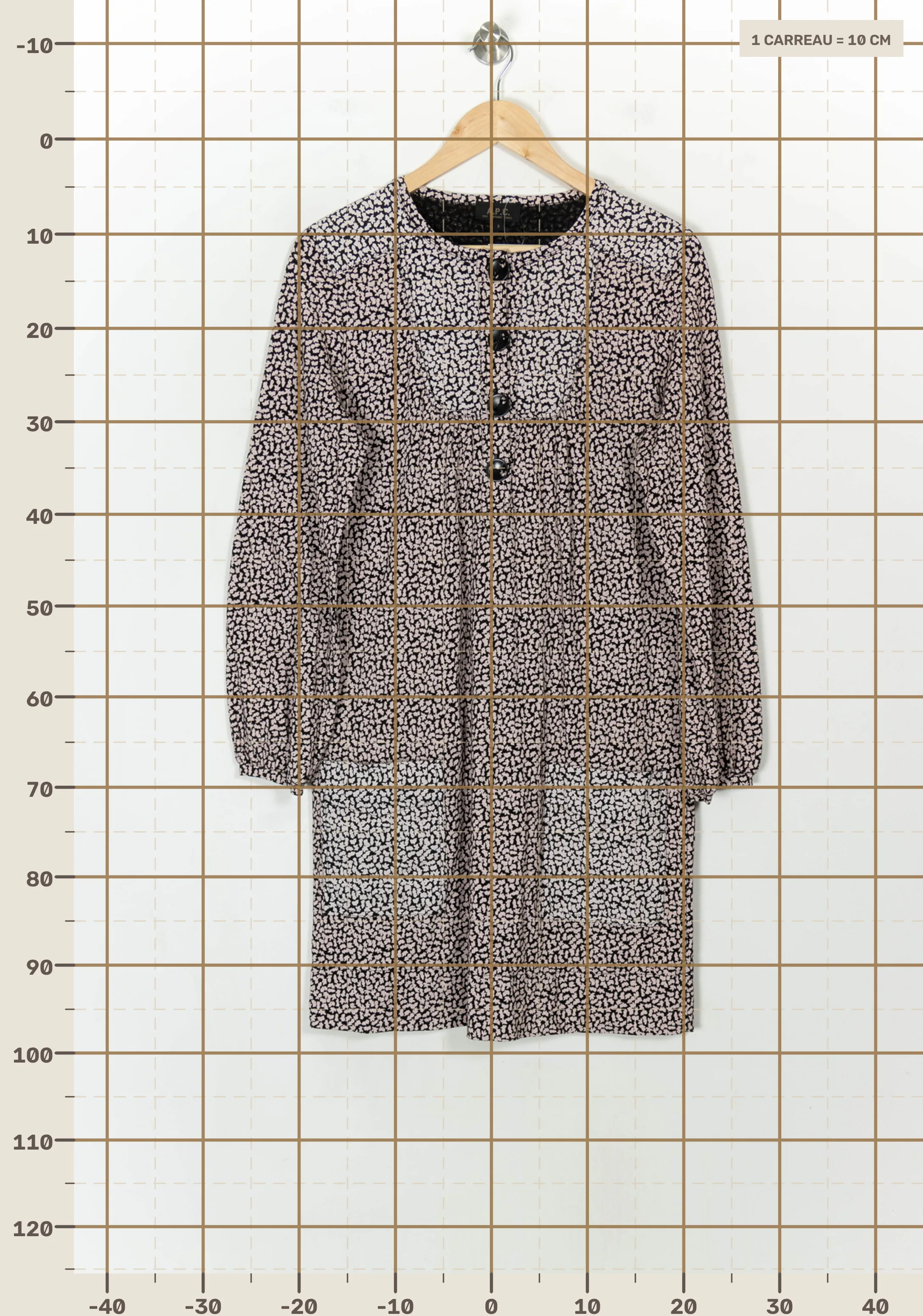 Short & midi dress A.P.C - Seconde main Multicolored