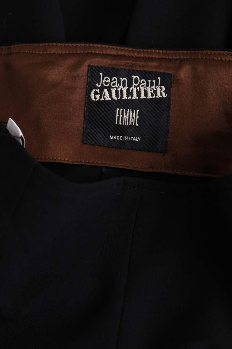 Straight-leg pants JEAN PAUL GAULTIER - SECONDE MAIN Black