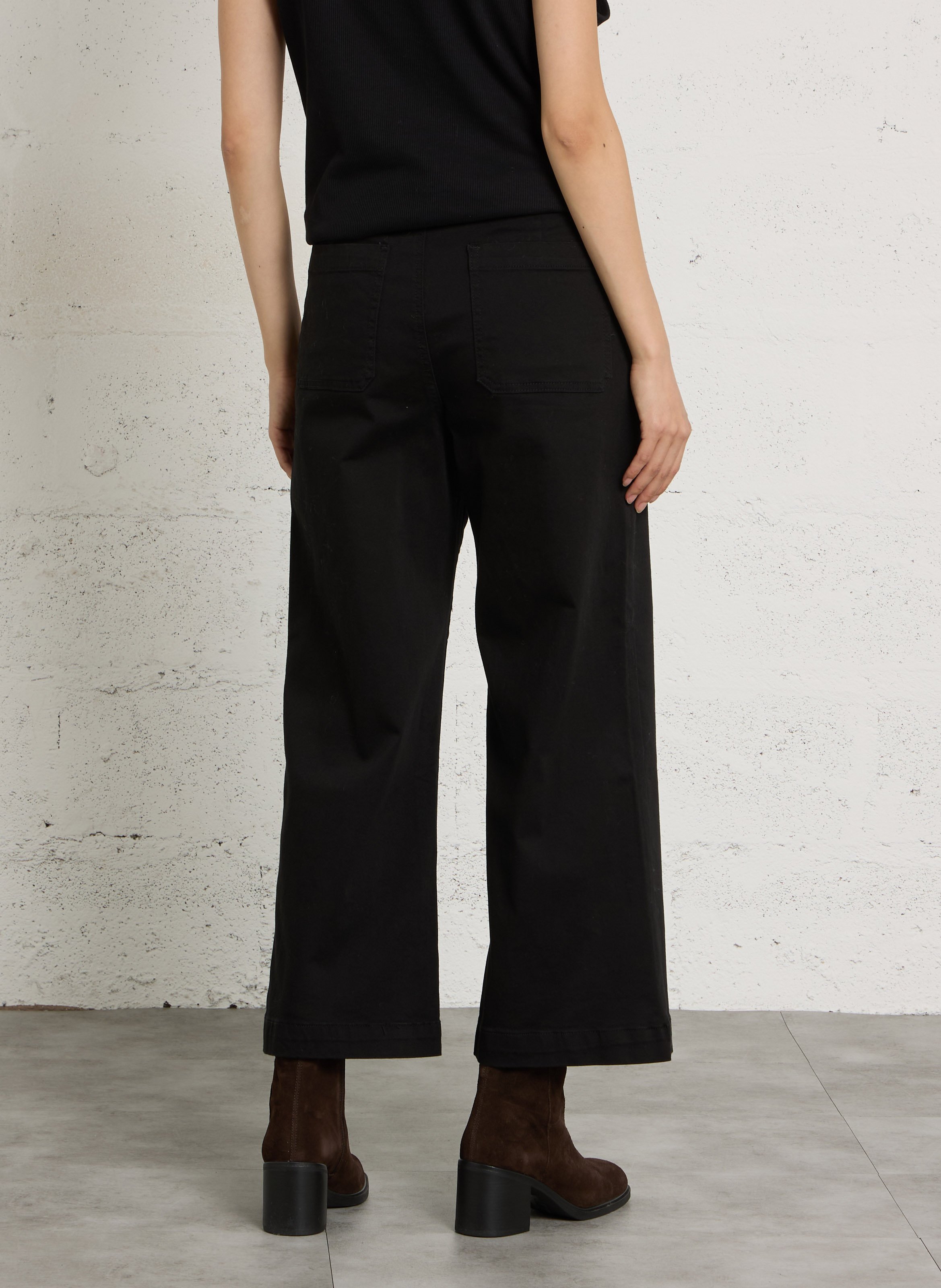 High-rise flared jeans LA PETITE ETOILE Black