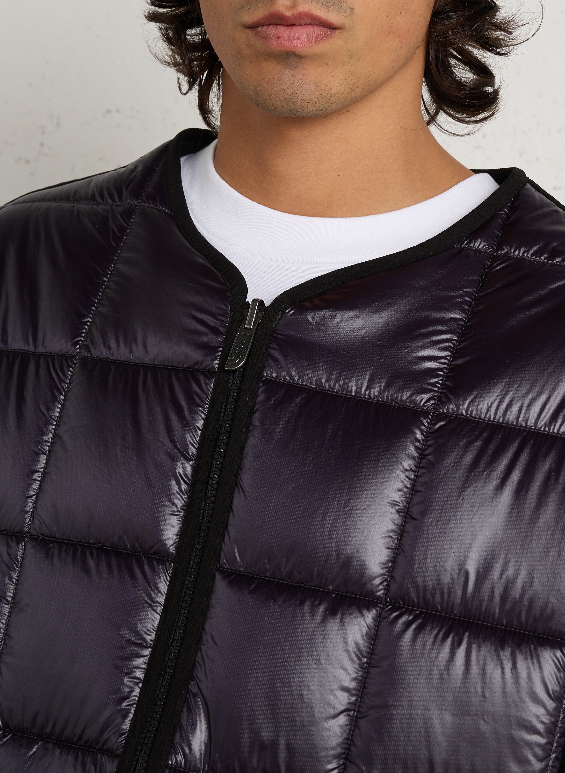 Veste droite matelassée zippée THE NORTH FACE Bleu