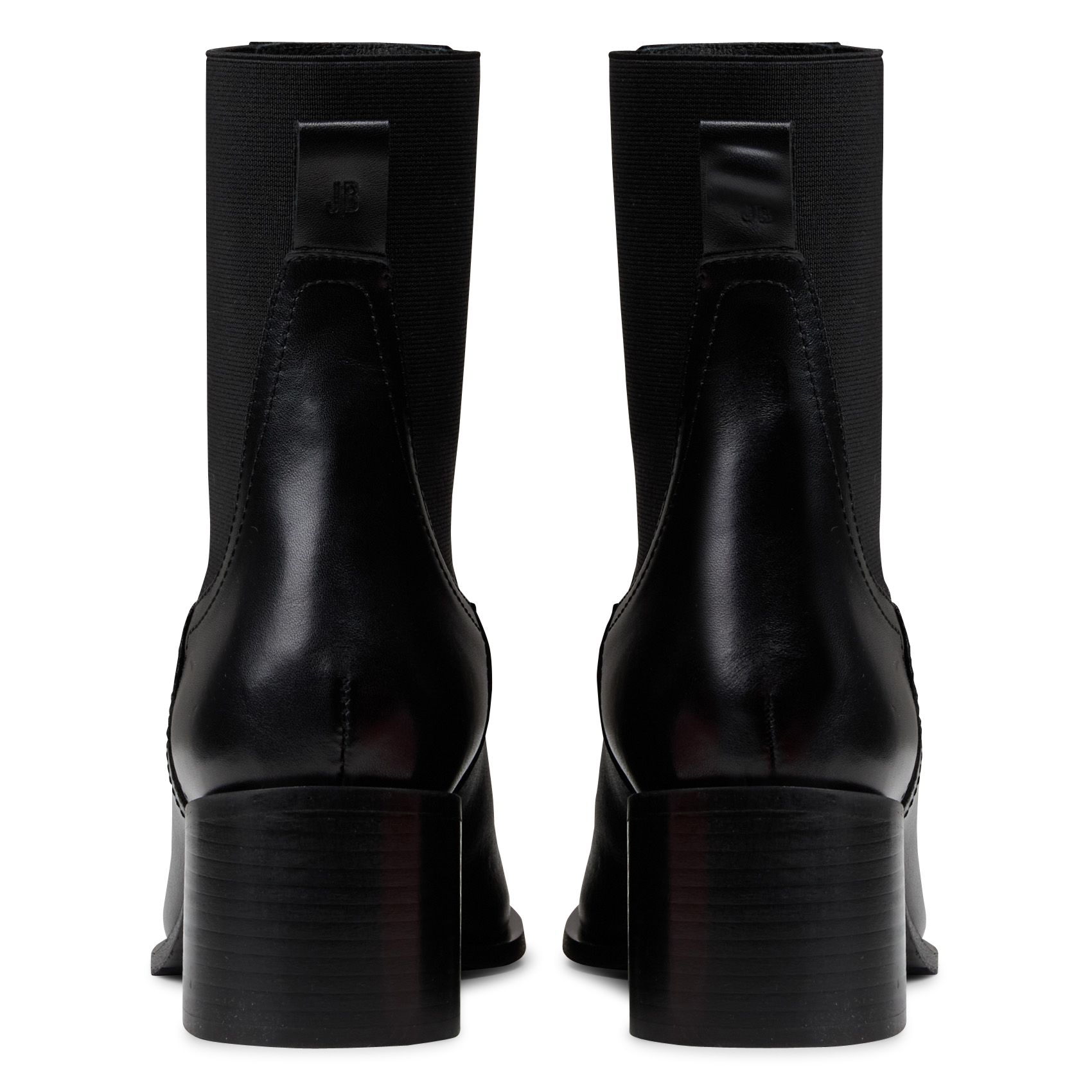 Leather mid-calf boots JB MARTIN Black