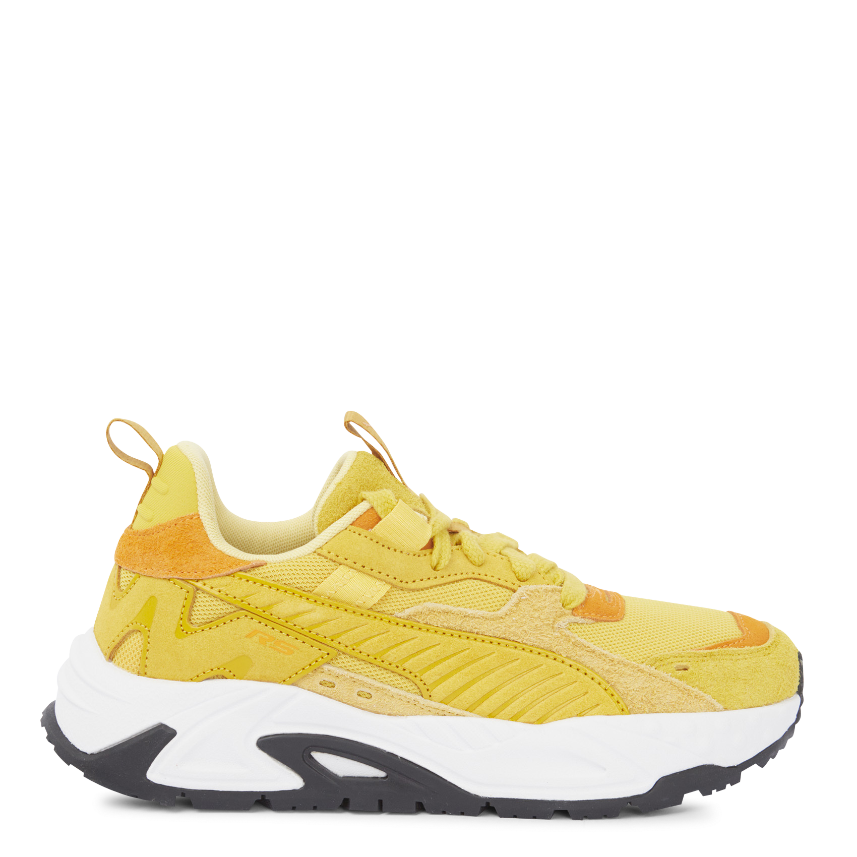 Niedrige Sneaker aus Leder-Mix PUMA Braun