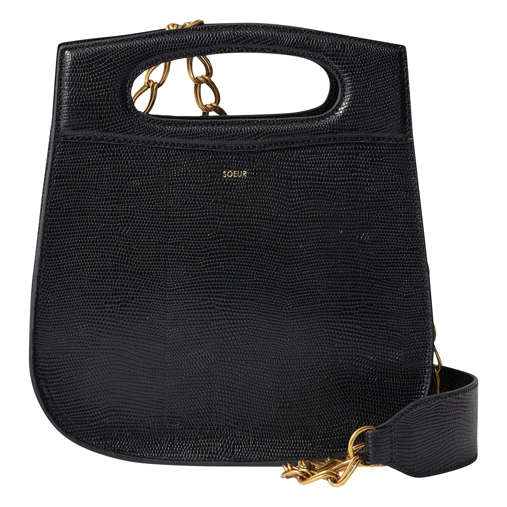 logo-stamp leather shoulder bag | Soeur | Eraldo.com