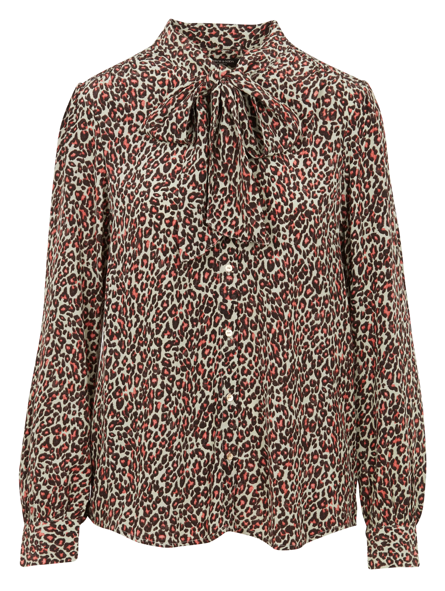 Blouse col rond imprimée  SCOTCH AND SODA Vert