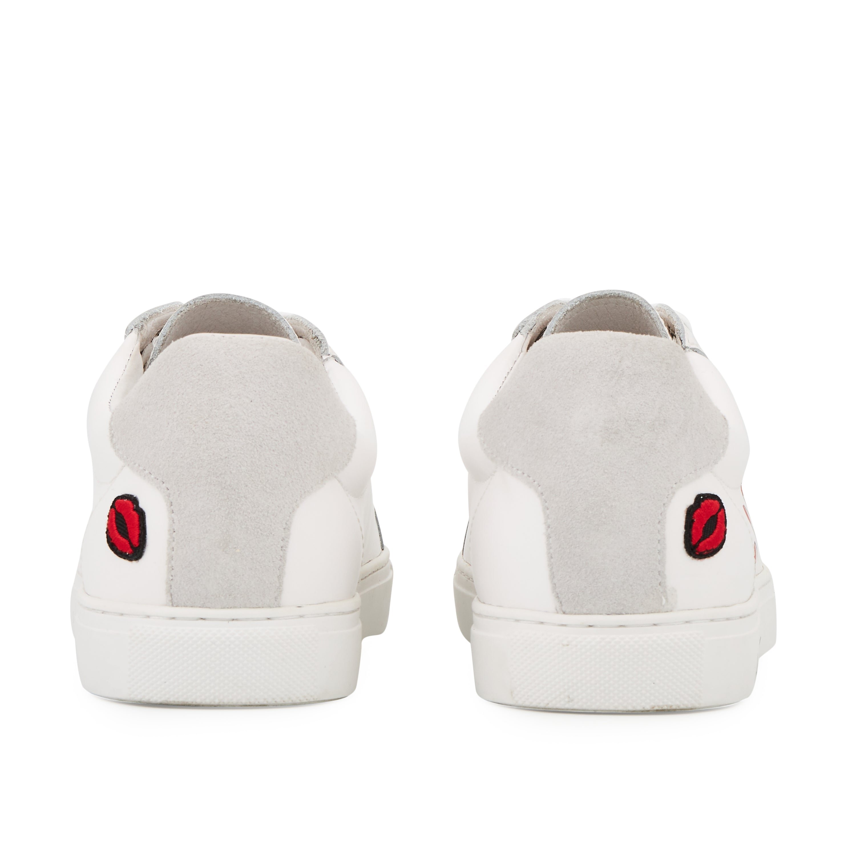 Leather sneakers BONS BAISERS PARIS White