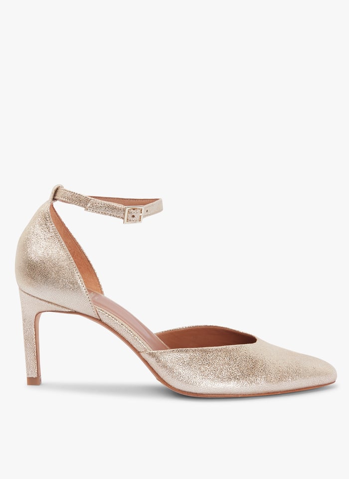 Escarpins bobbies doré sales