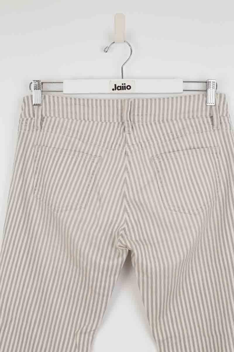 Slim cotton trousers ISABEL MARANT - Seconde Main White