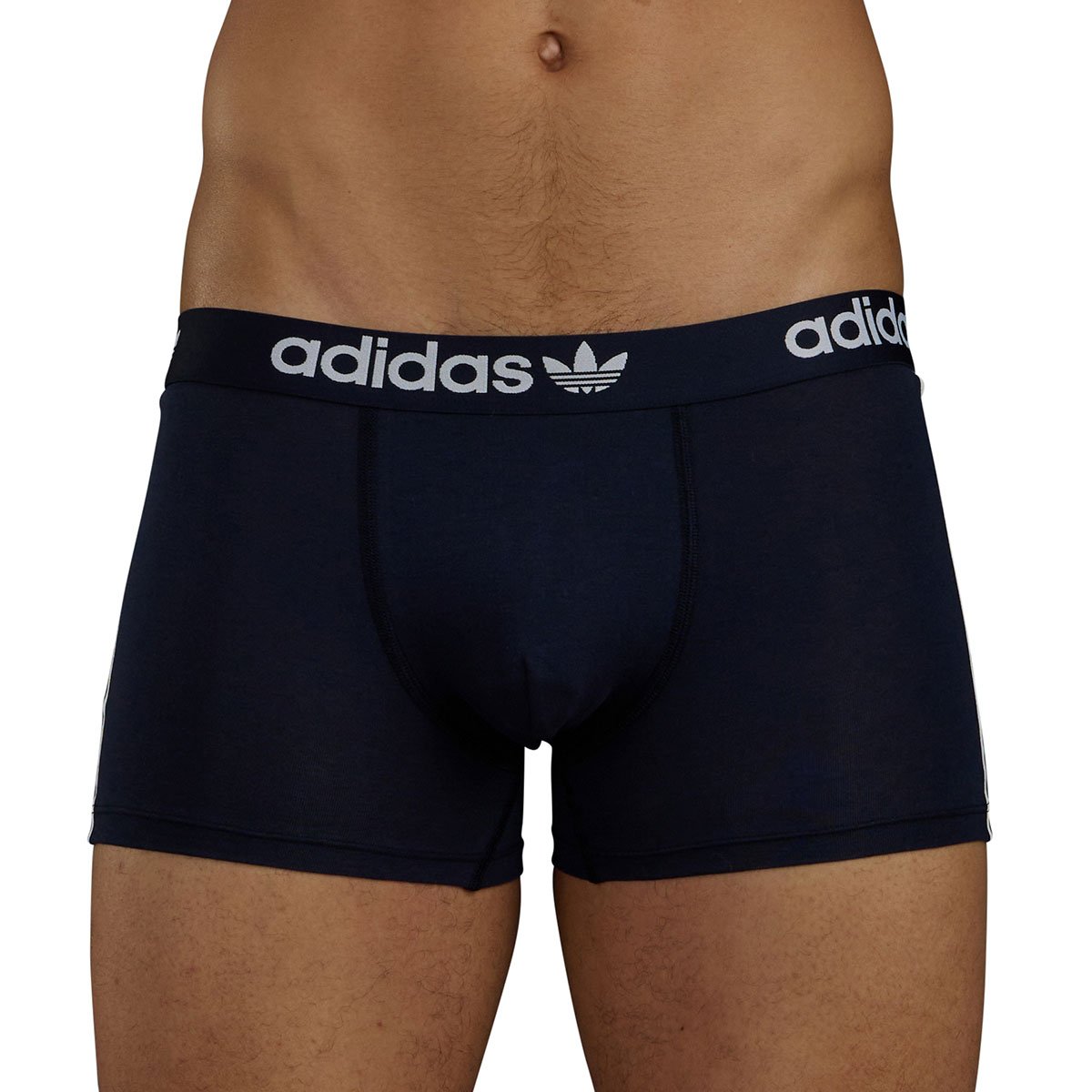 Flex cotton 3-stripe boxer shorts, pack of 3 ADIDAS UNDERWEAR White