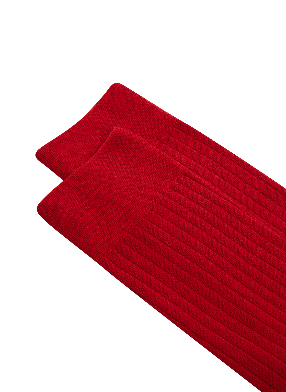 Chaussettes hautes unies ANT45 Rouge