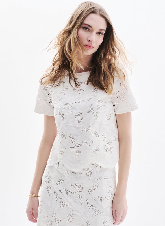 Top ample en coton 251c-Calvie Cloud dancer Caroll Femme Place