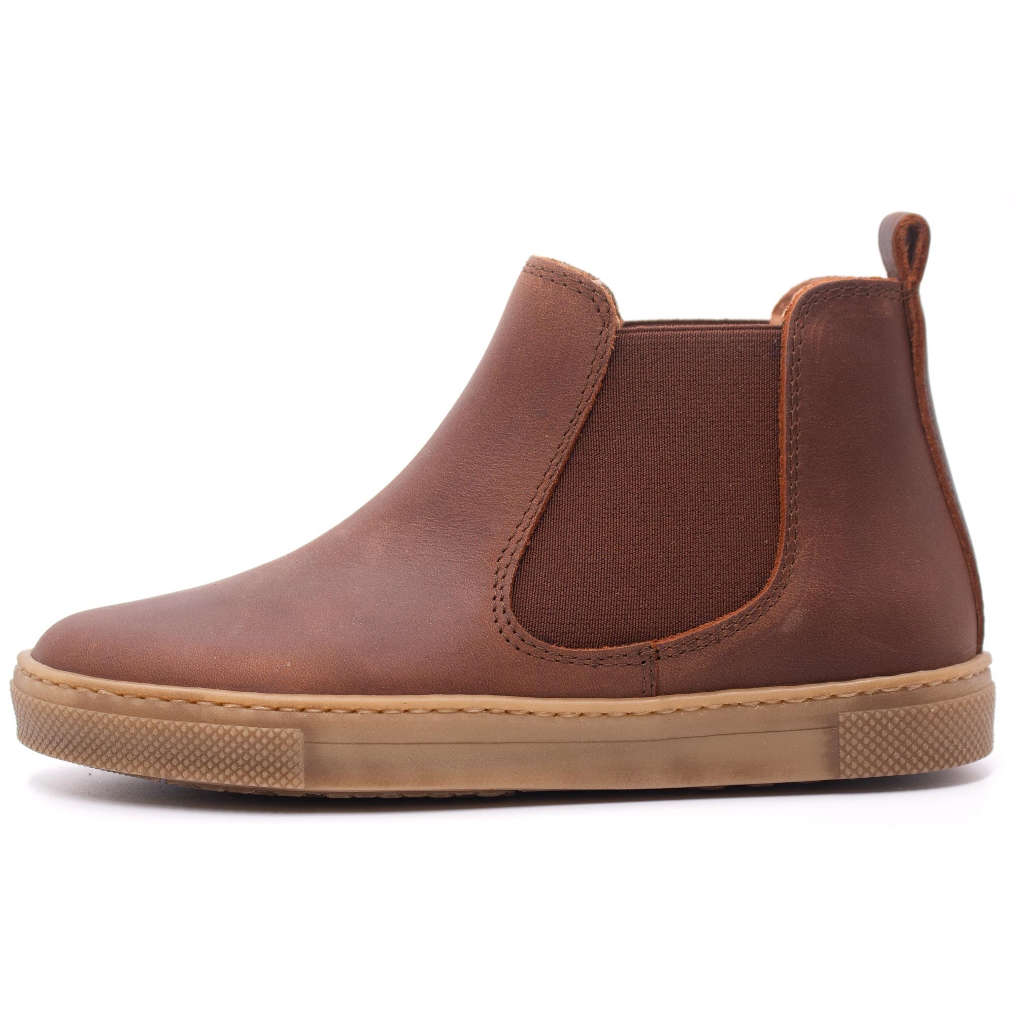 Boots enfant en cuir Boni & Sidonie Marron