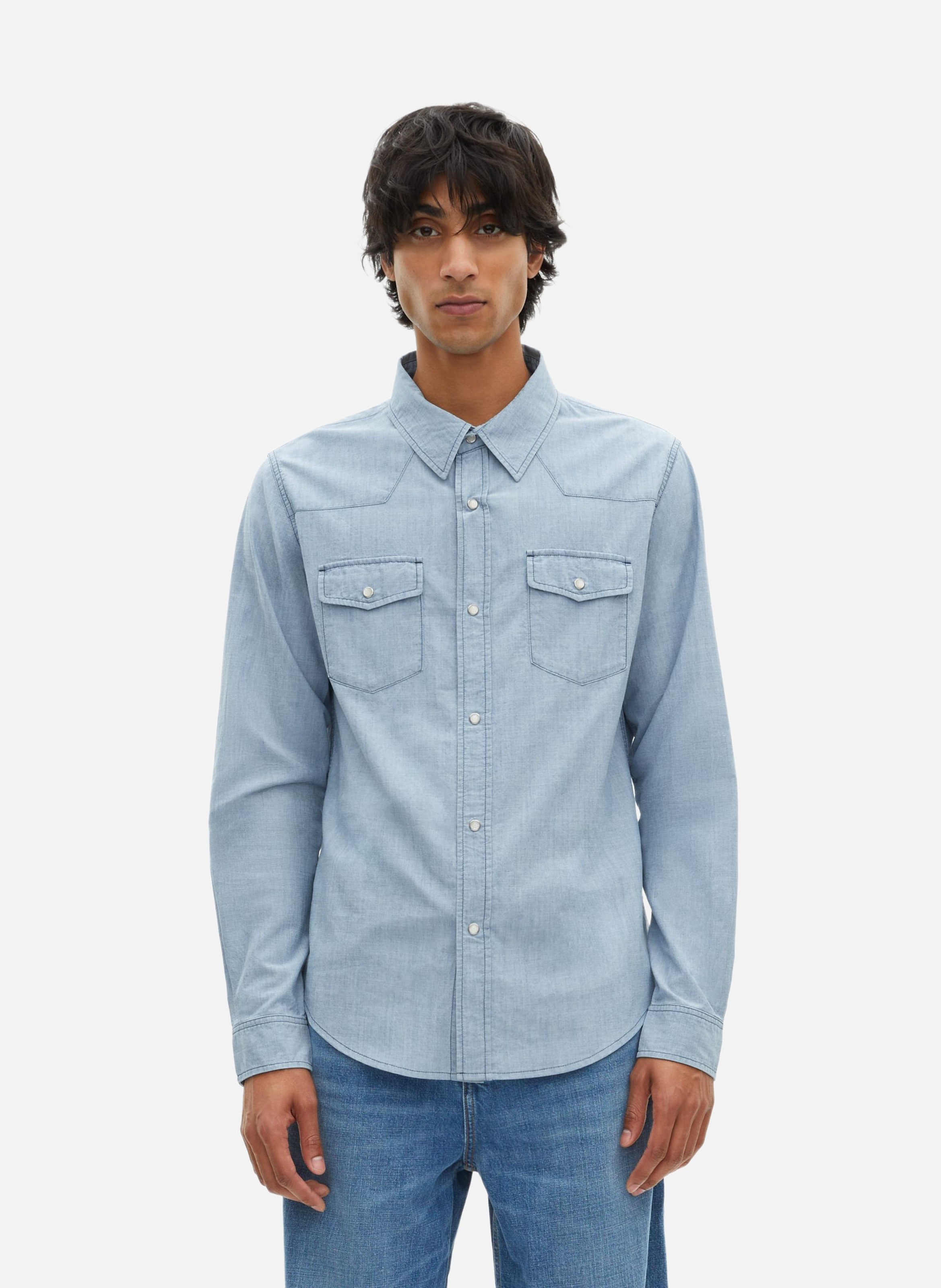 Denim shirt THE KOOPLES Blue