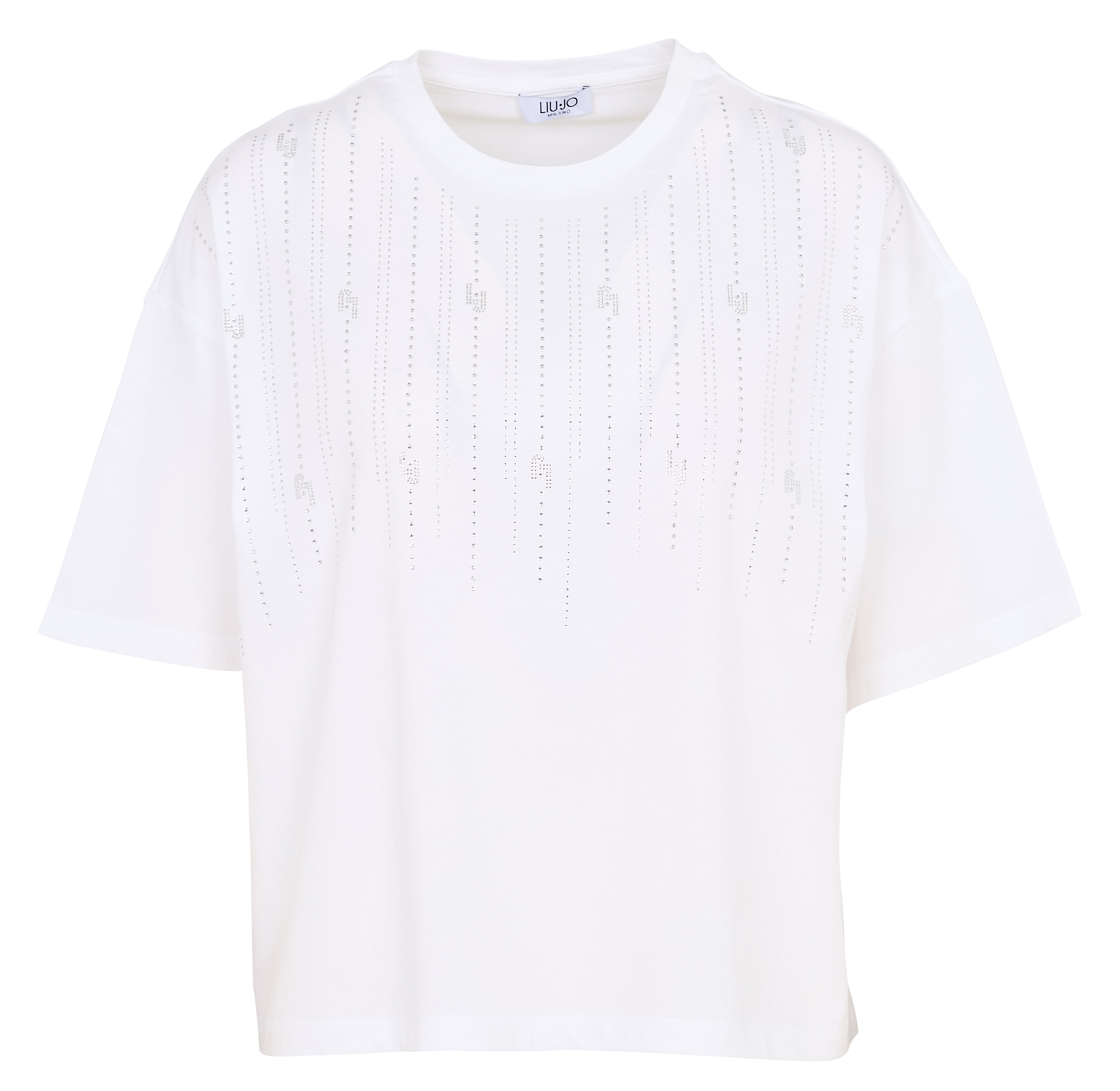 Camiliday round-neck sleeveless cotton top LIU JO White