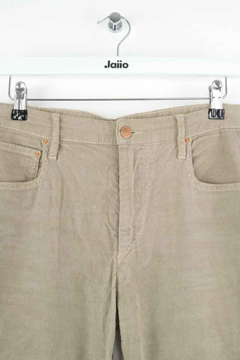 Slim cotton trousers ISABEL MARANT ÉTOILE - SECONDE MAIN Beige