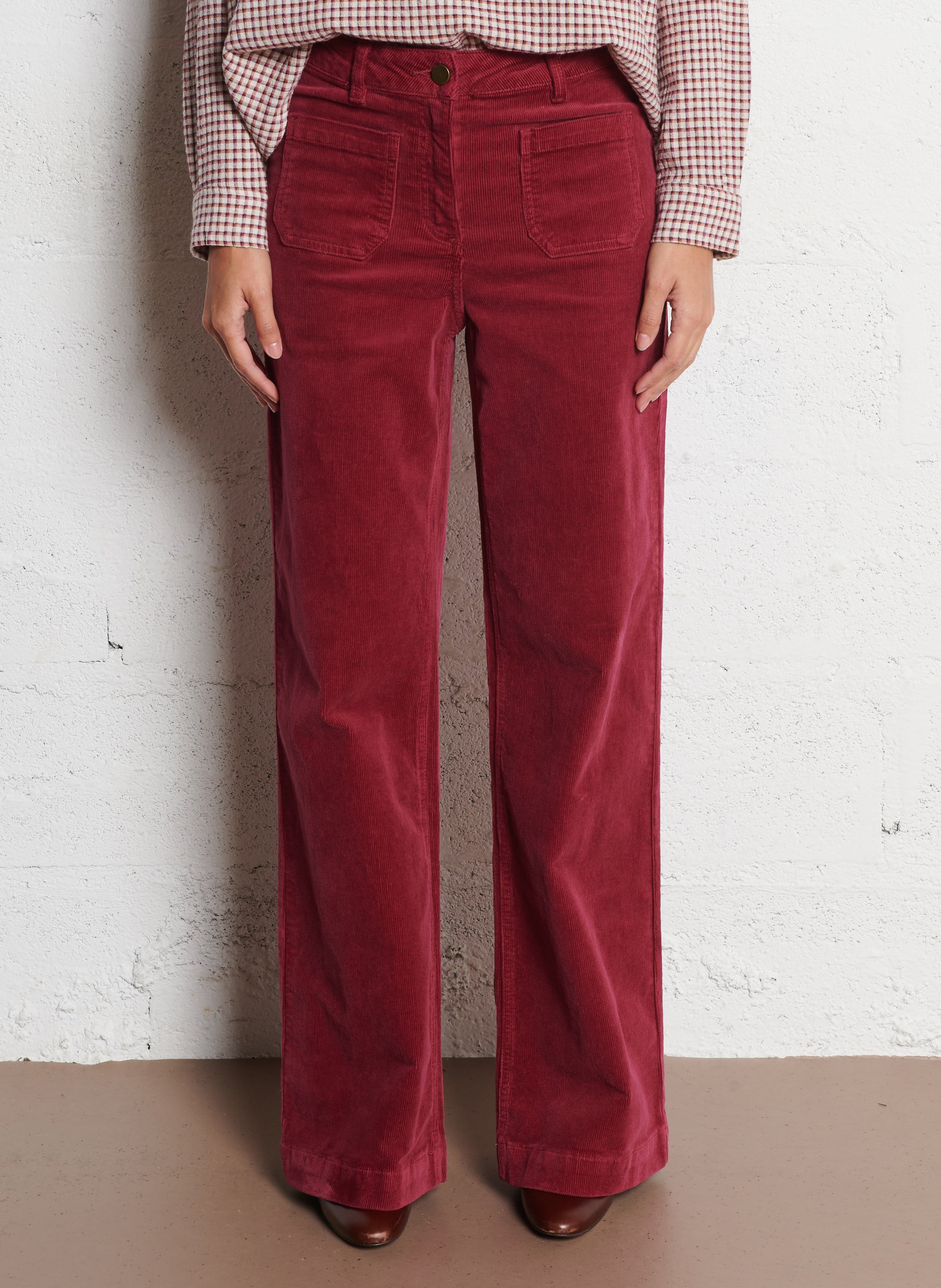 Cotton-blend chinos MAISON 123