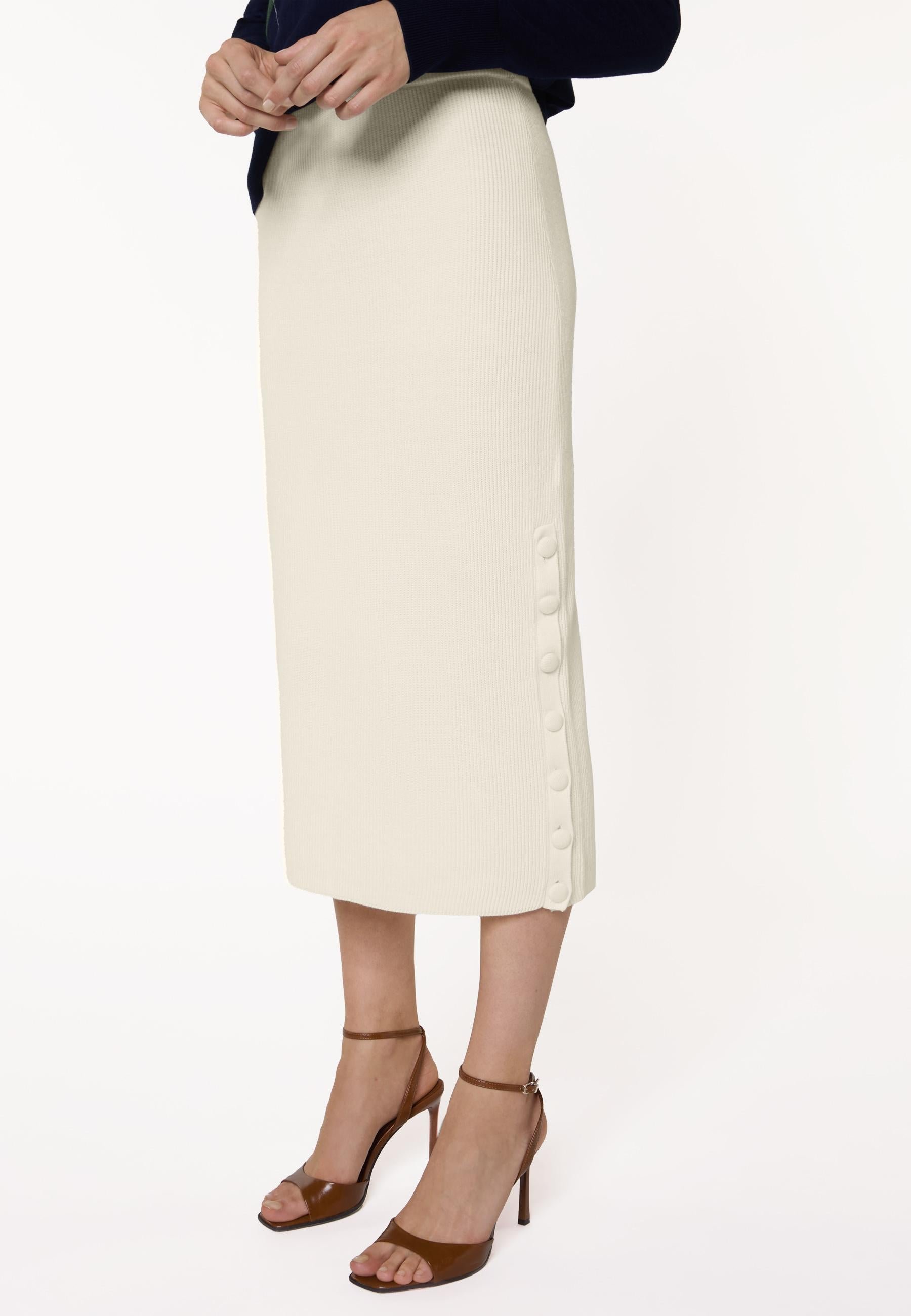 Long knit skirt RODIER White