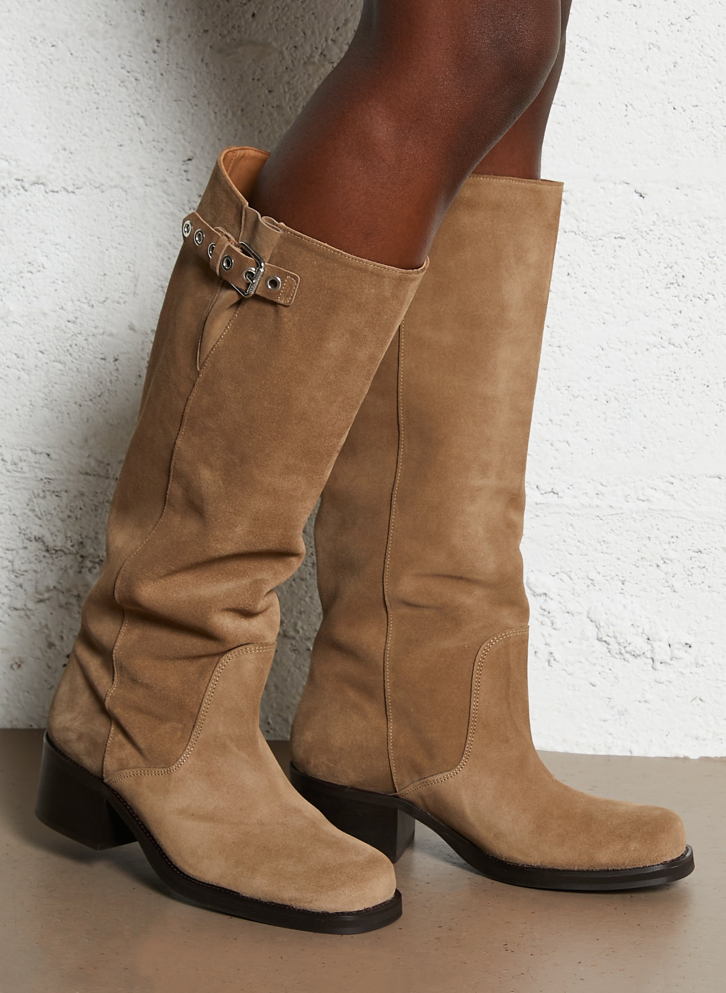 Suede boots TORAL Brown