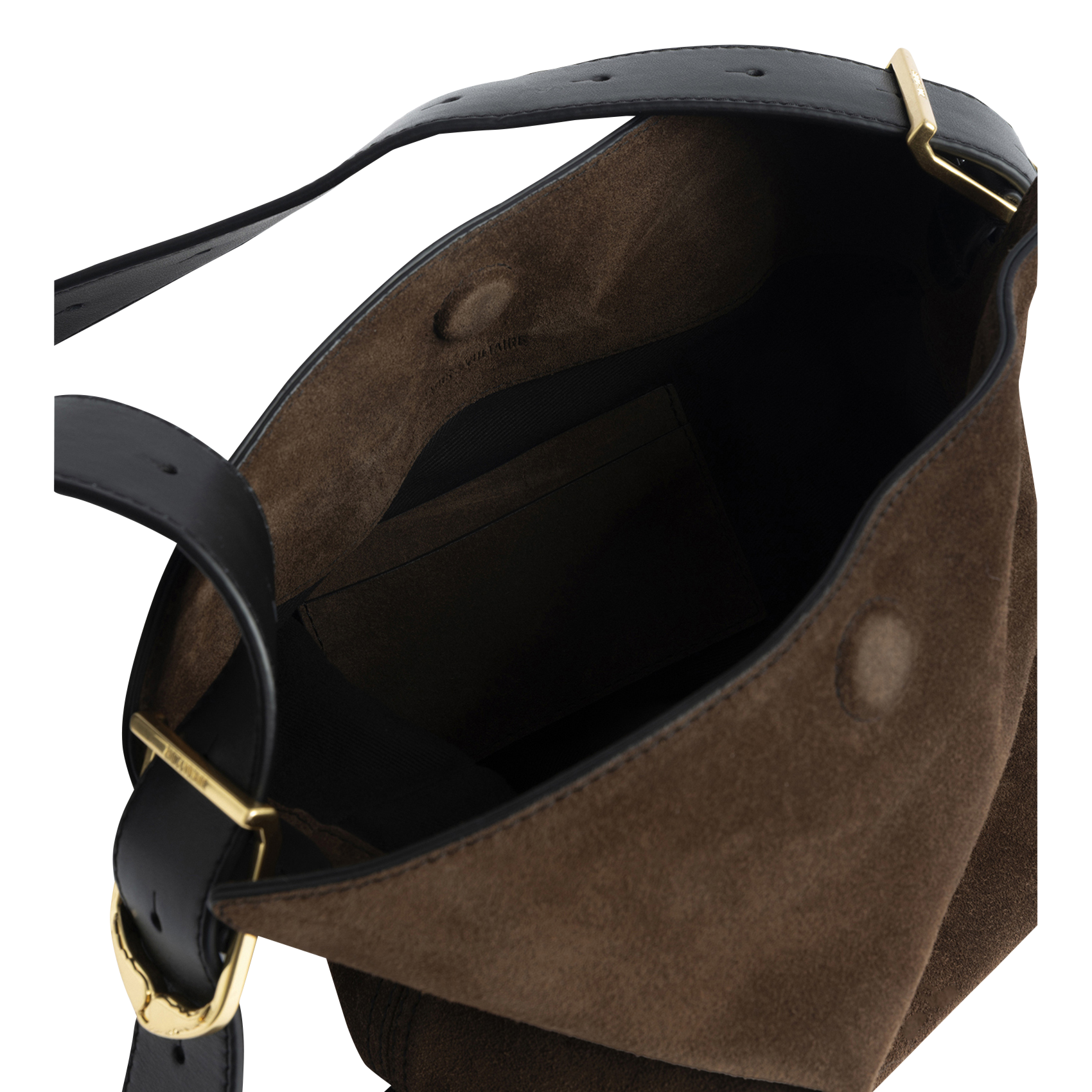 Leather clutch bag ZADIG&VOLTAIRE Brown