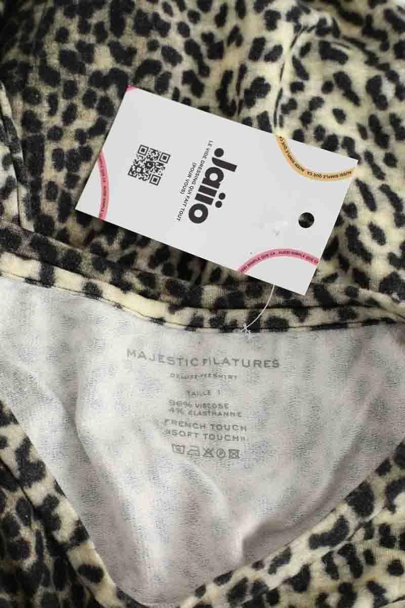 T-shirt MAJESTIC FILATURES - SECONDE MAIN Brown