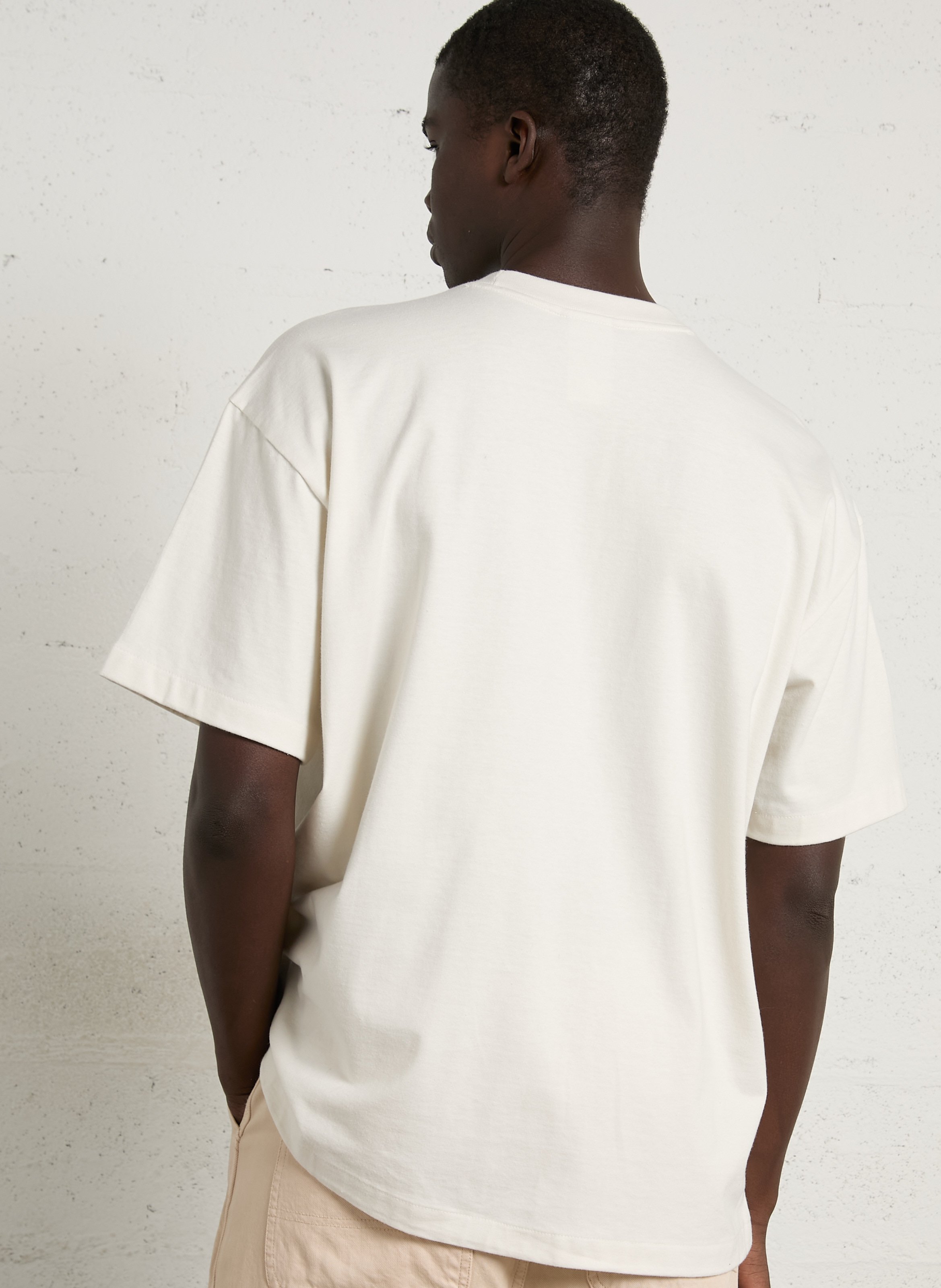 Loose-fit round-neck cotton T-shirt THE NORTH FACE White