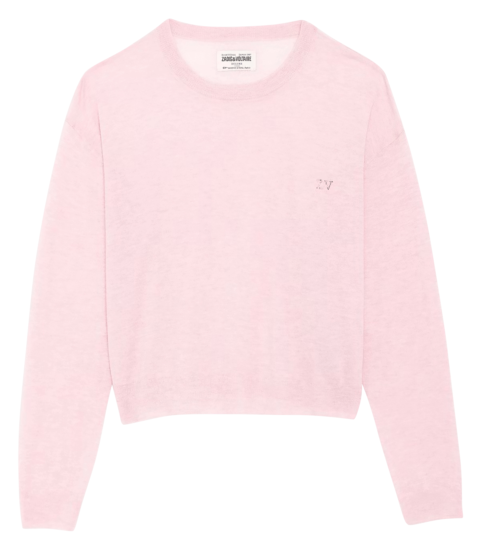 Oversized round neck cashmere sweater ZADIG&VOLTAIRE Pink