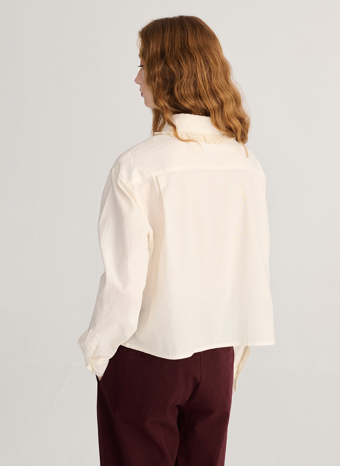 Bio-Baumwoll-Crop-Top. BOBO CHOSES Weiss