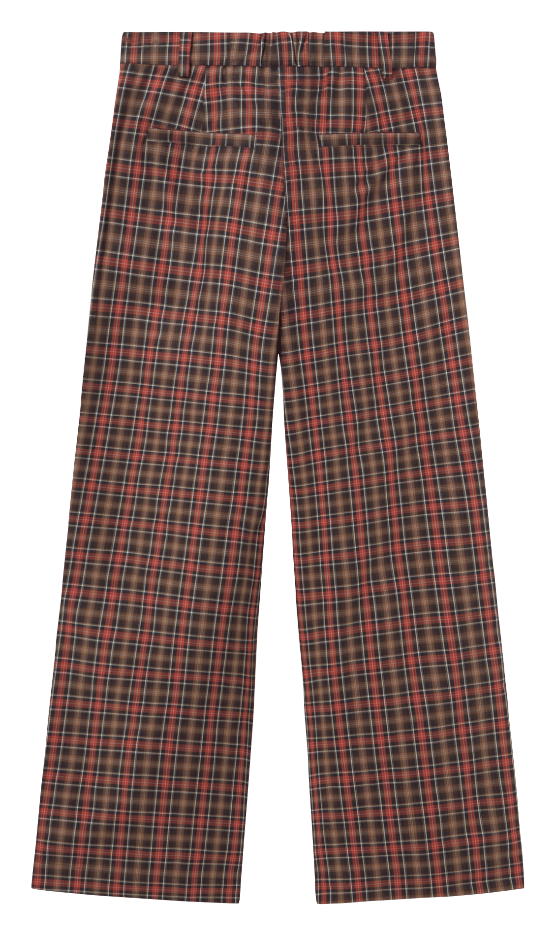 Wide-leg checked pants THE TINY BIG SISTER Multicolored