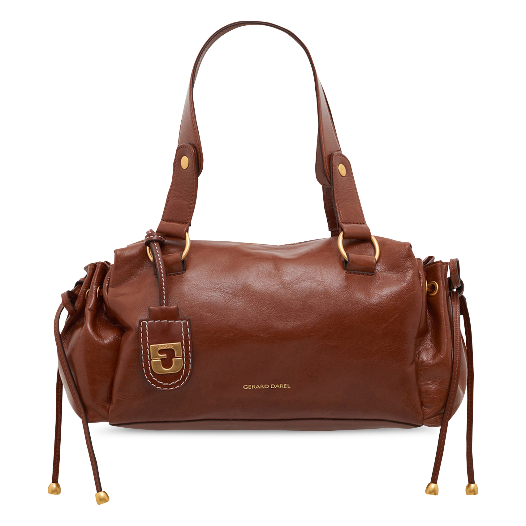 Schultertasche aus Leder GERARD DAREL Braun