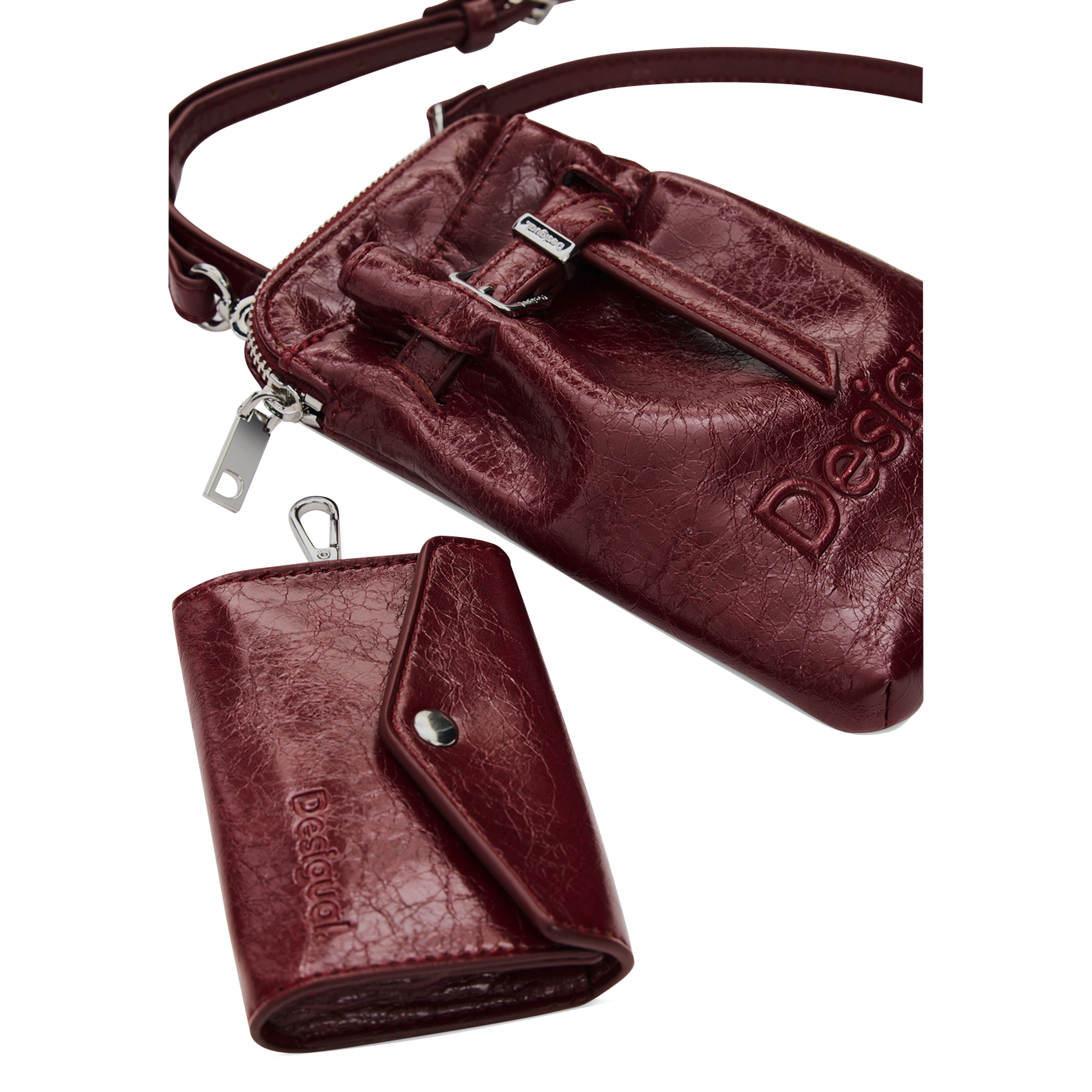 Shoulder bag DESIGUAL Red