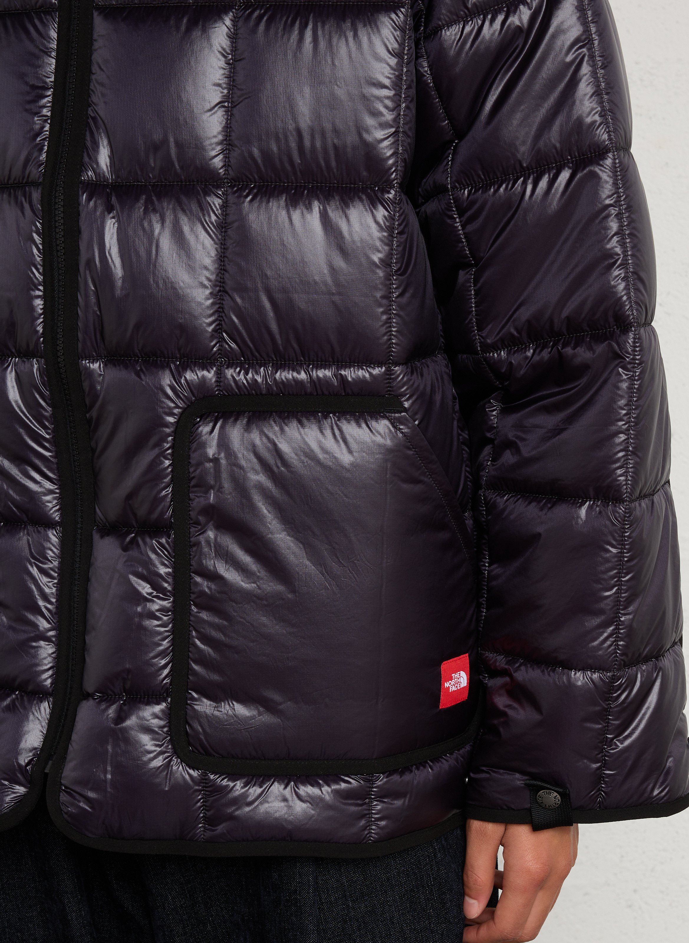 Veste droite matelassée zippée THE NORTH FACE Bleu