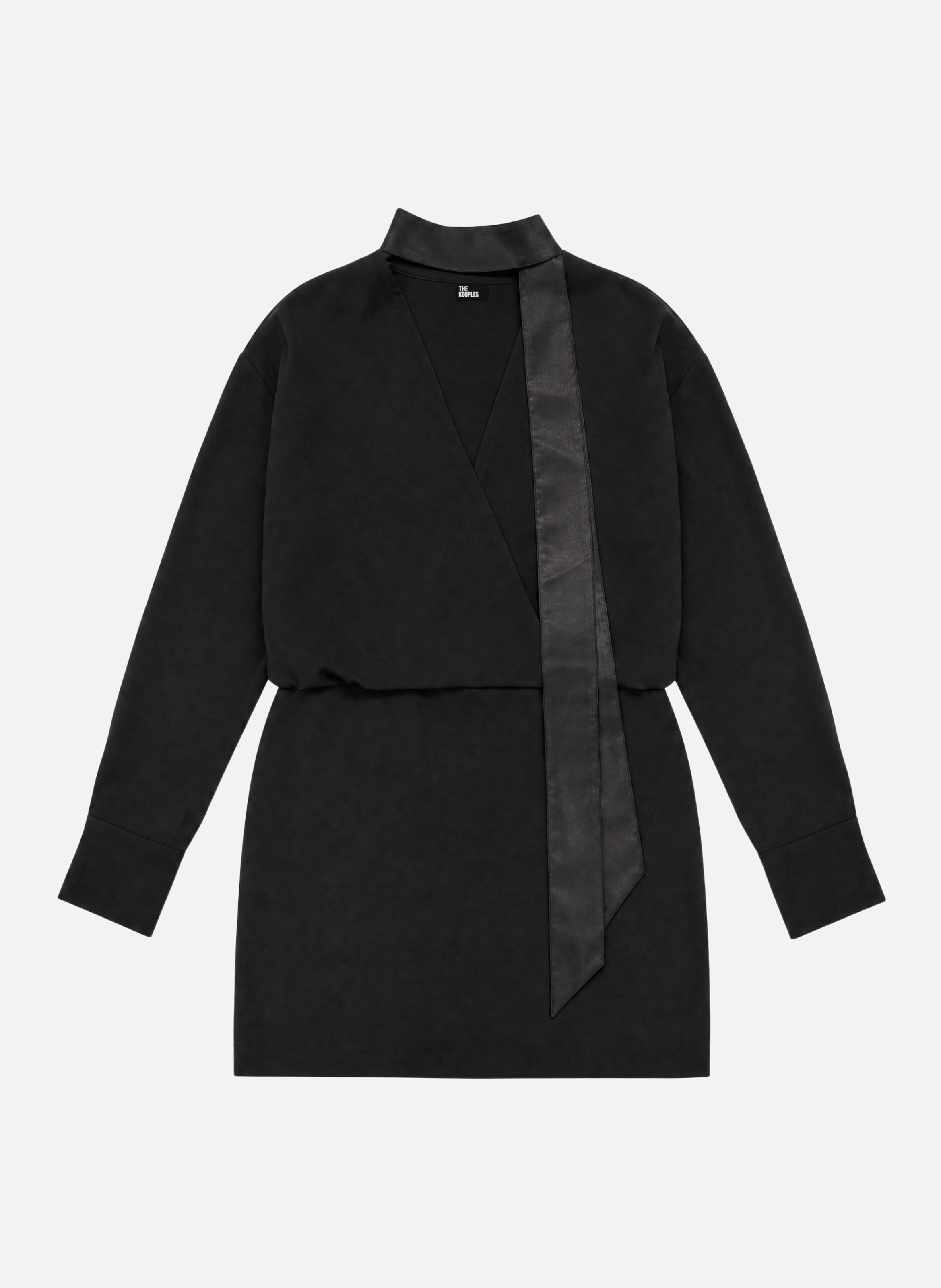 Short wrap dress THE KOOPLES Black