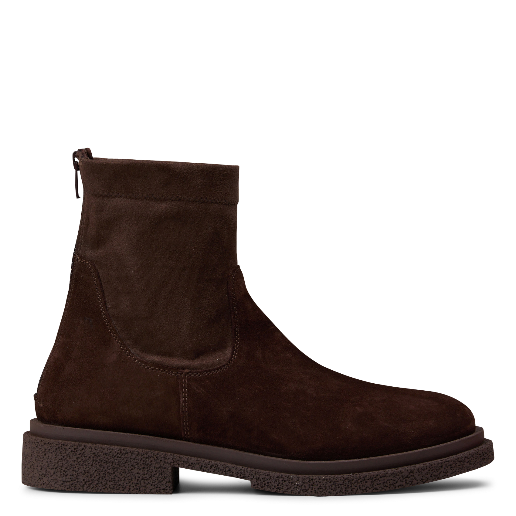 Suede leather ankle boots JB MARTIN Brown