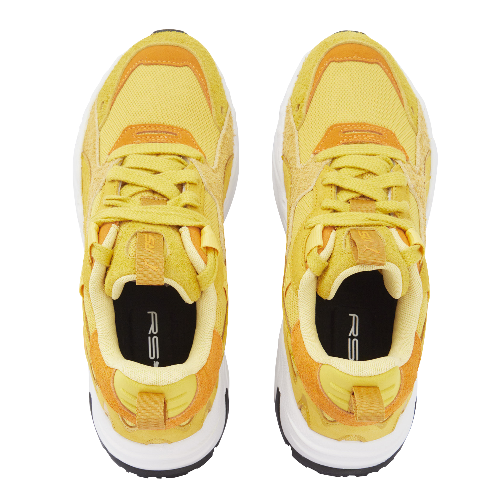 Niedrige Sneaker aus Leder-Mix PUMA Braun