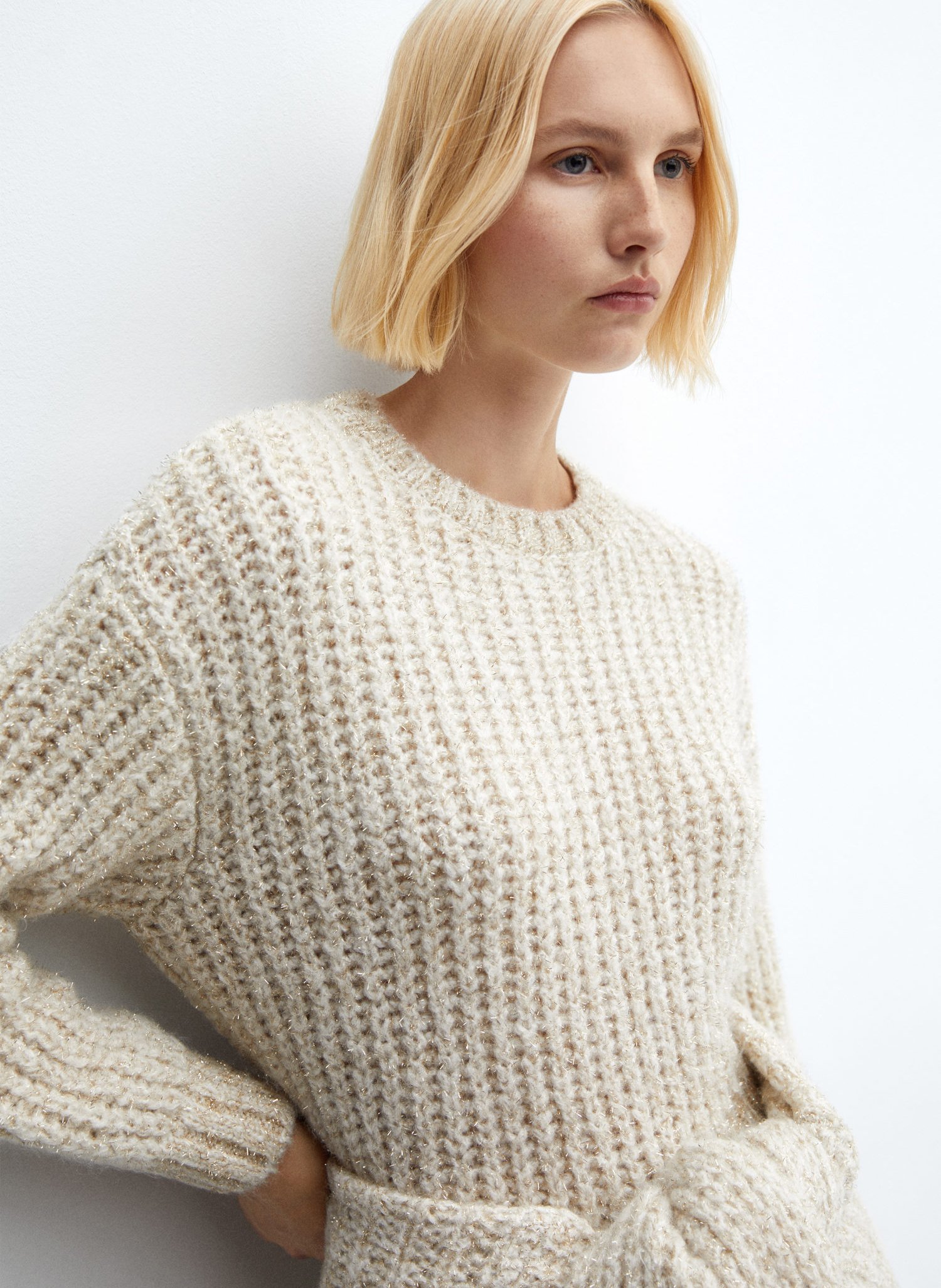 Chunky knit sweater clearance mango