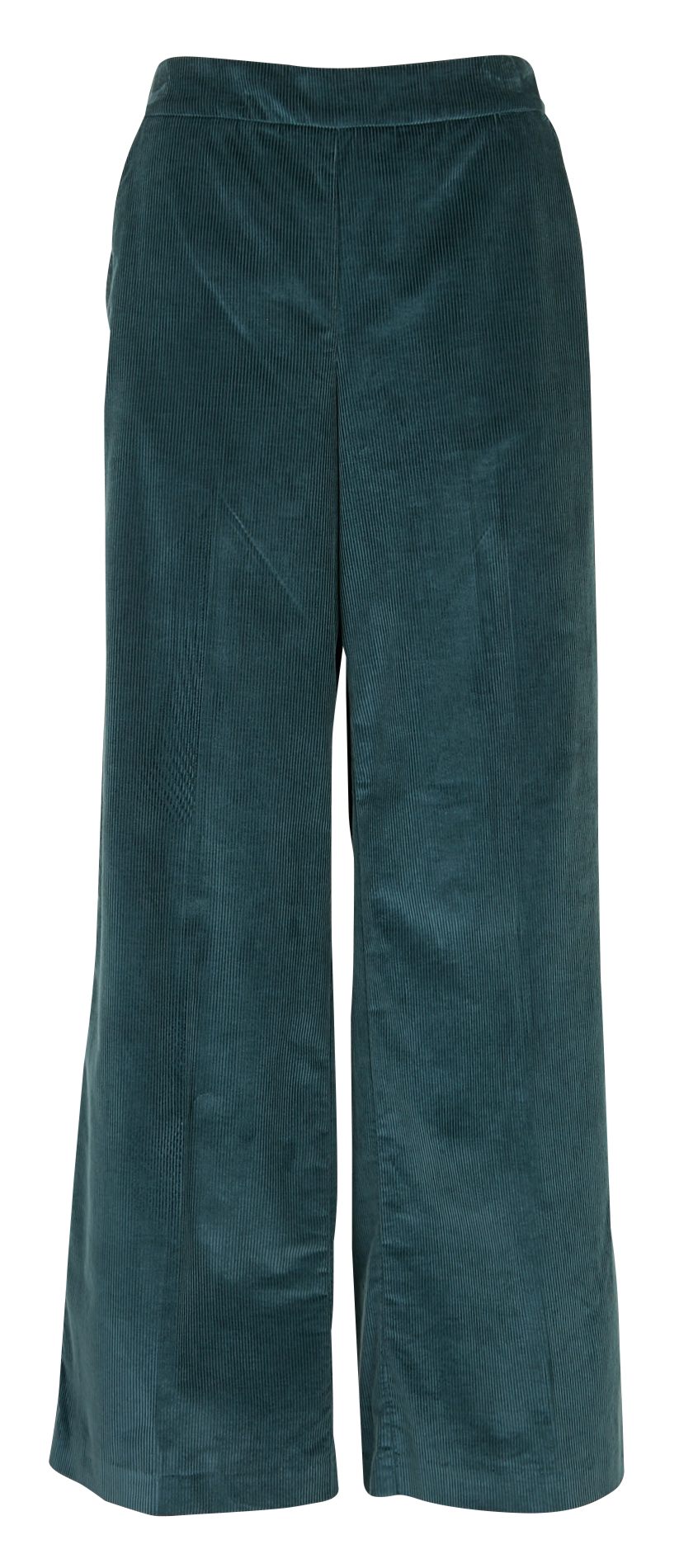 Flared cotton-blend pants ATTIC AND BARN Yellow