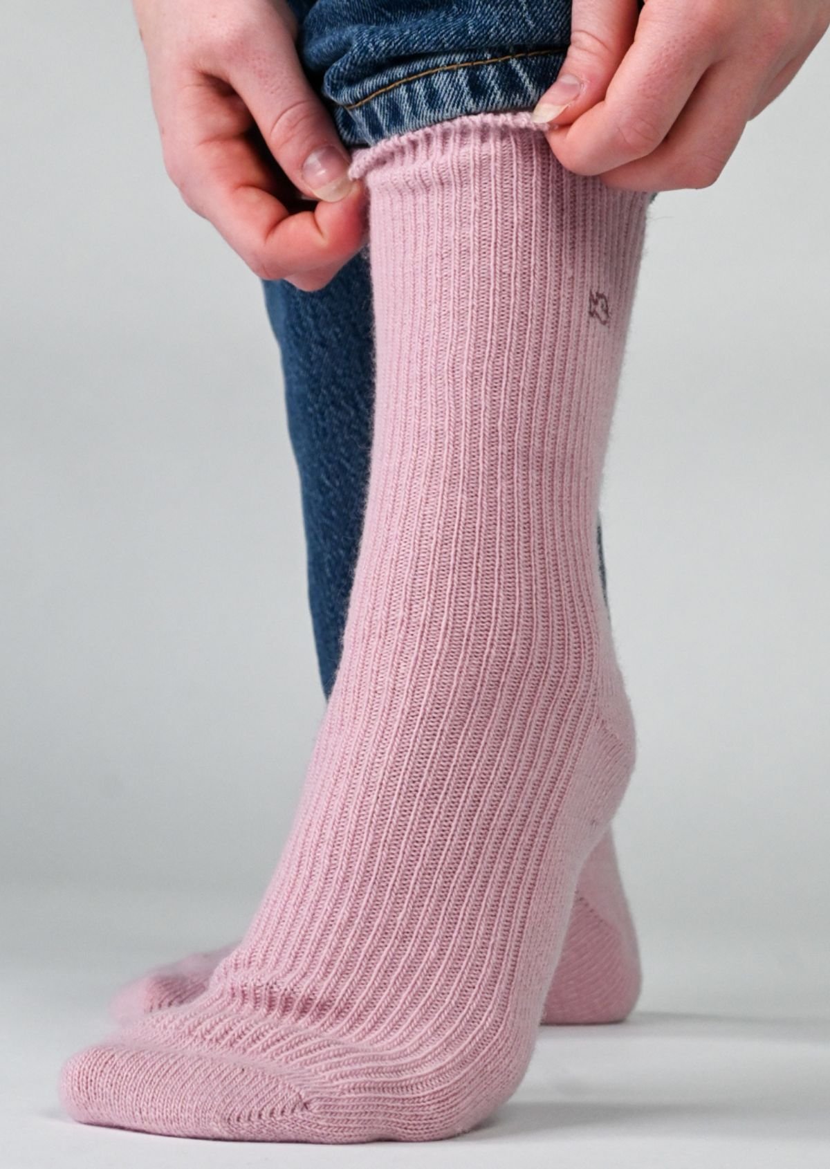 Wool socks BILLYBELT Pink