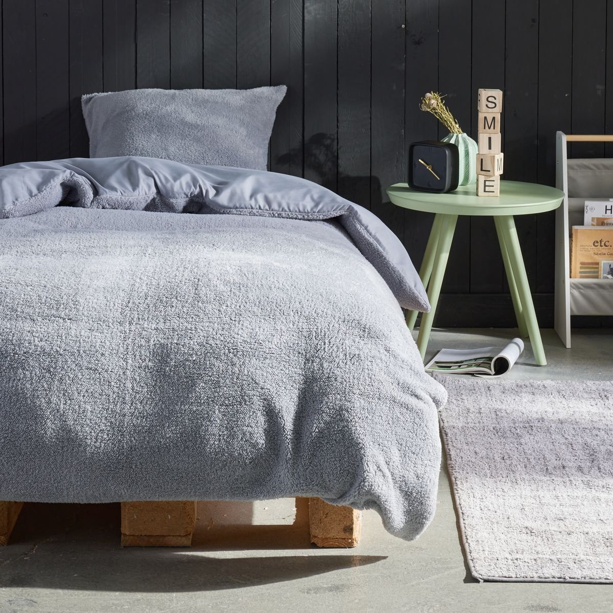 Cotton bedding set TODAY LINGE DE MAISON Grey