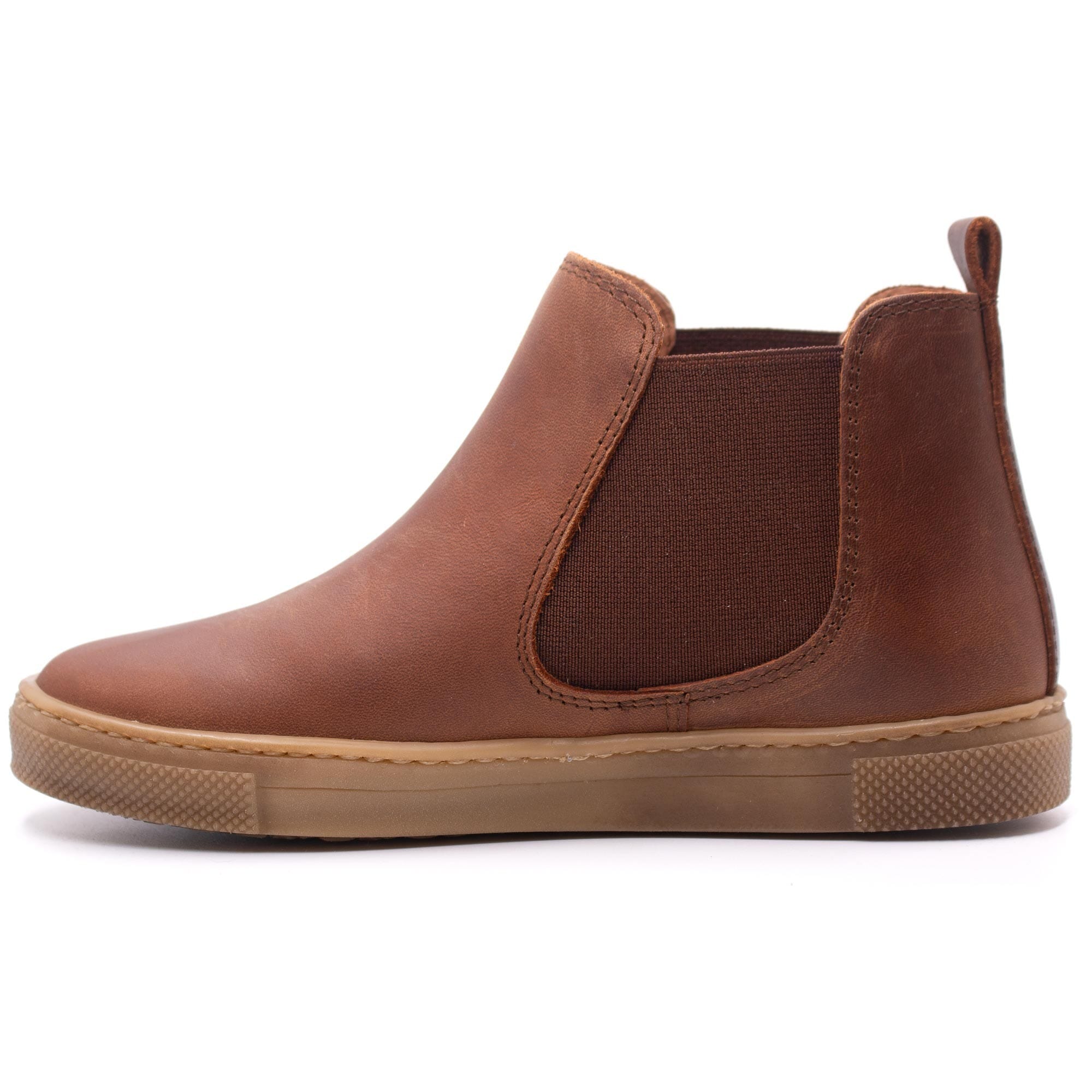 Boots enfant en cuir Boni & Sidonie Marron