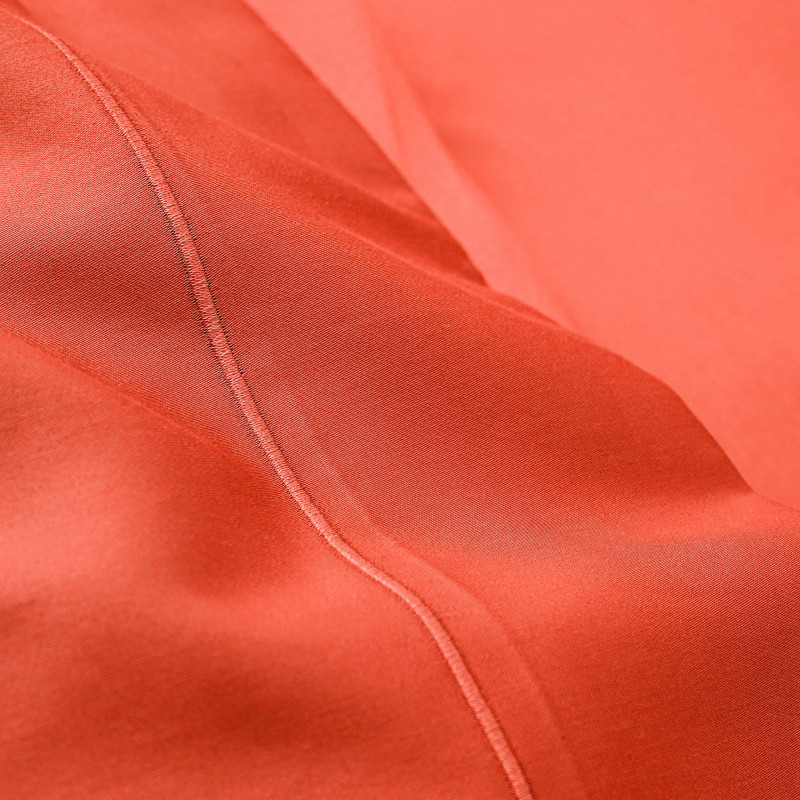 Combed cotton percale flat sheet "Julian" all sizes pure cotton COTON PUR Red