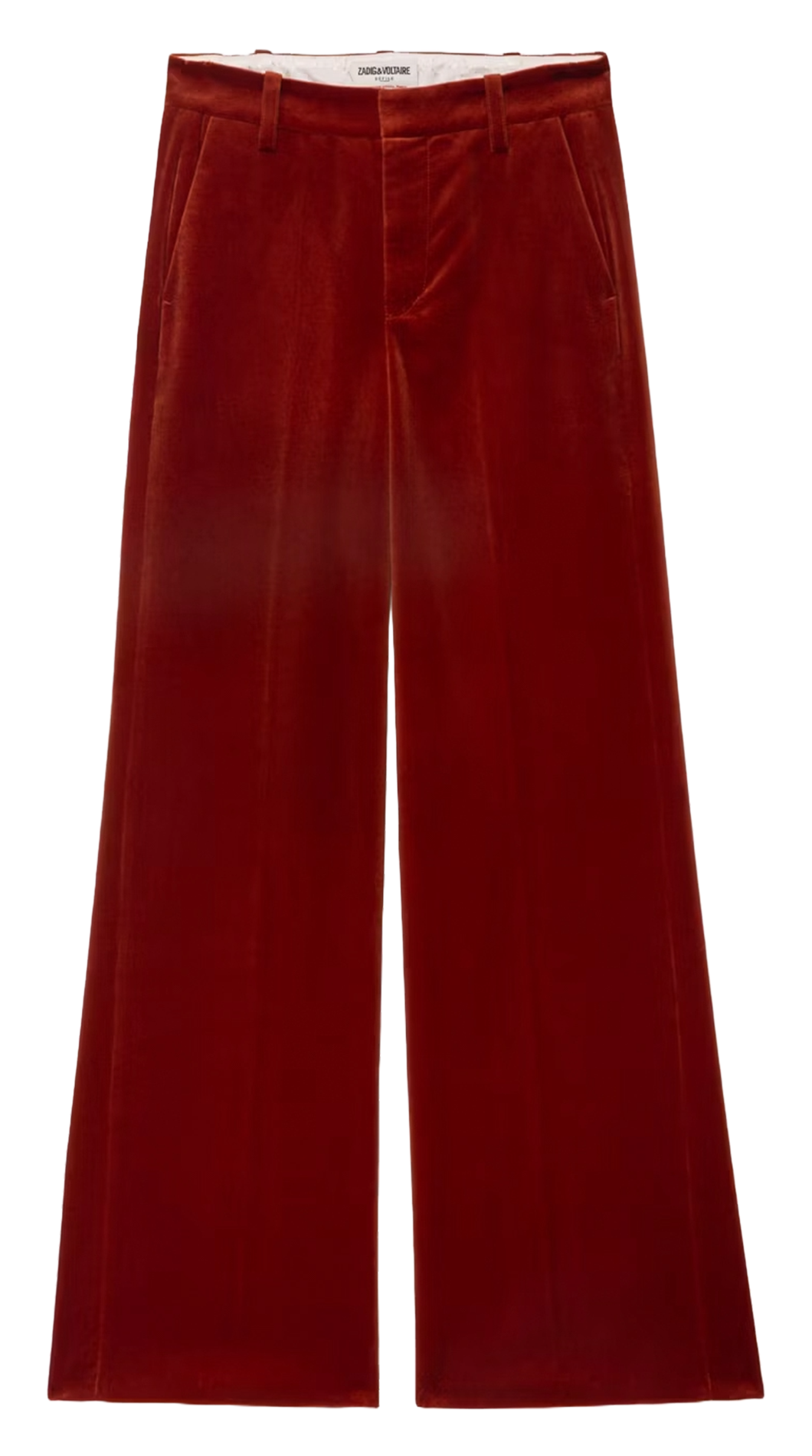 Pantalon large en coton ZADIG&VOLTAIRE Marron