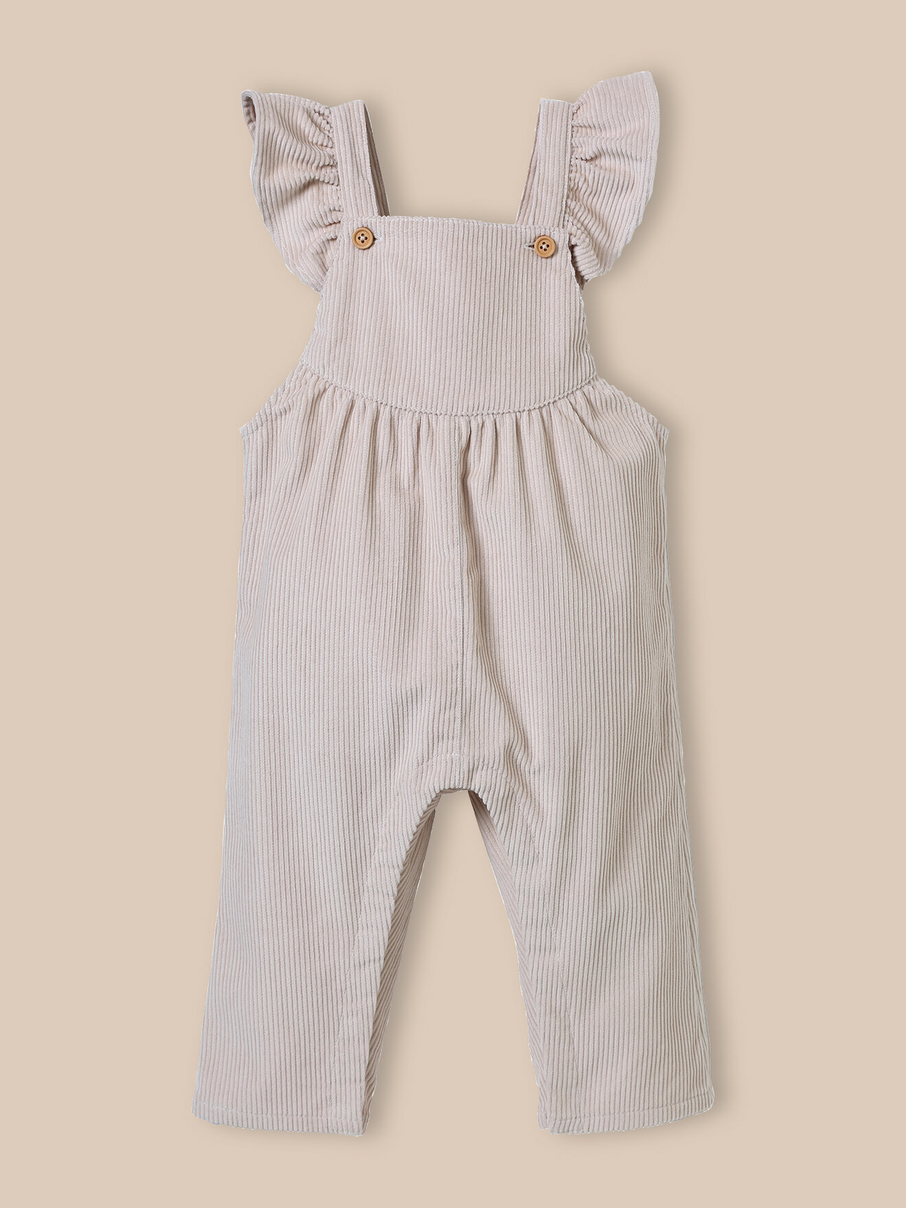 Corduroy overalls CYRILLUS Beige