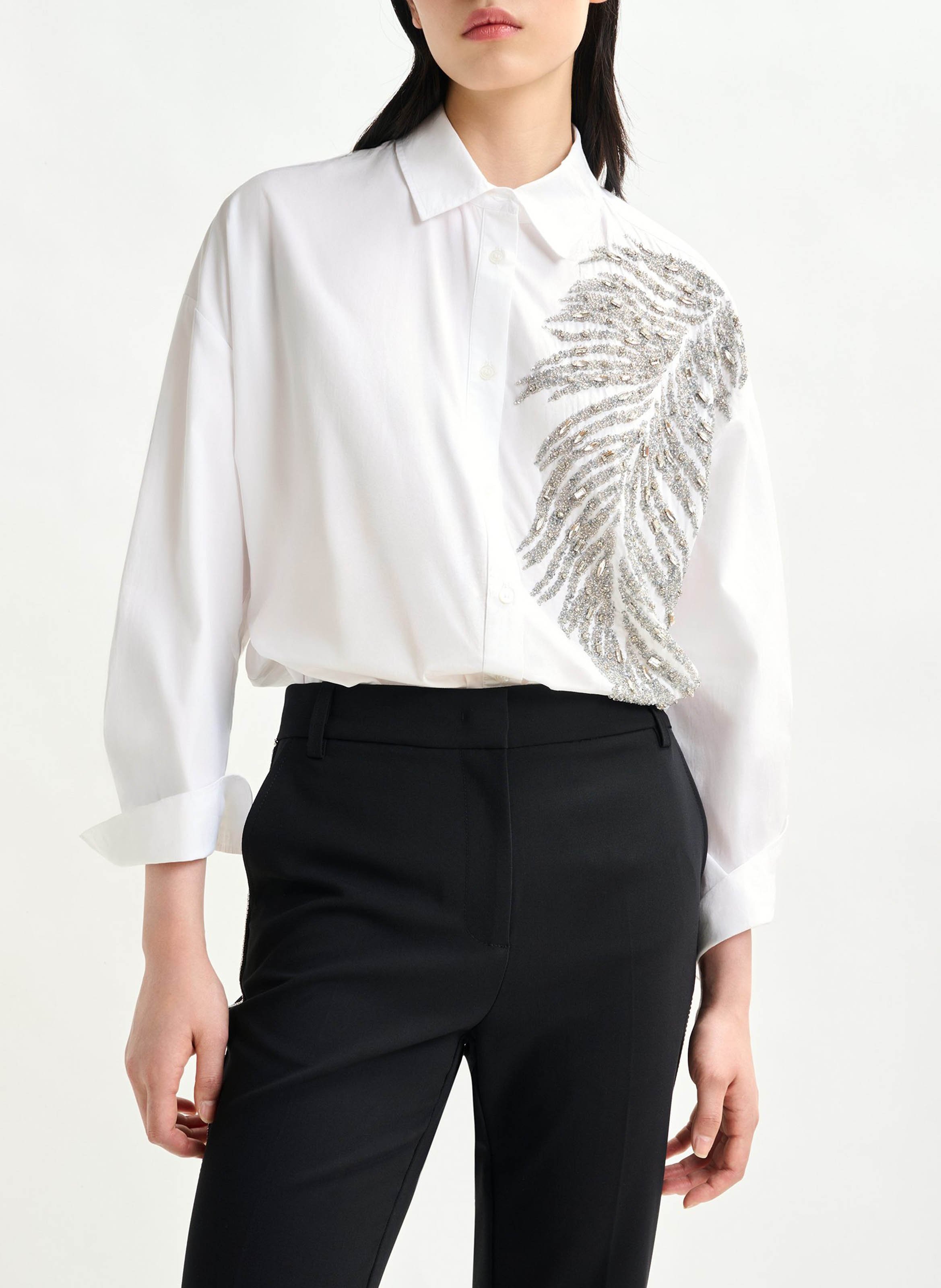 Chemise oversize brodée ESSENTIEL ANTWERP