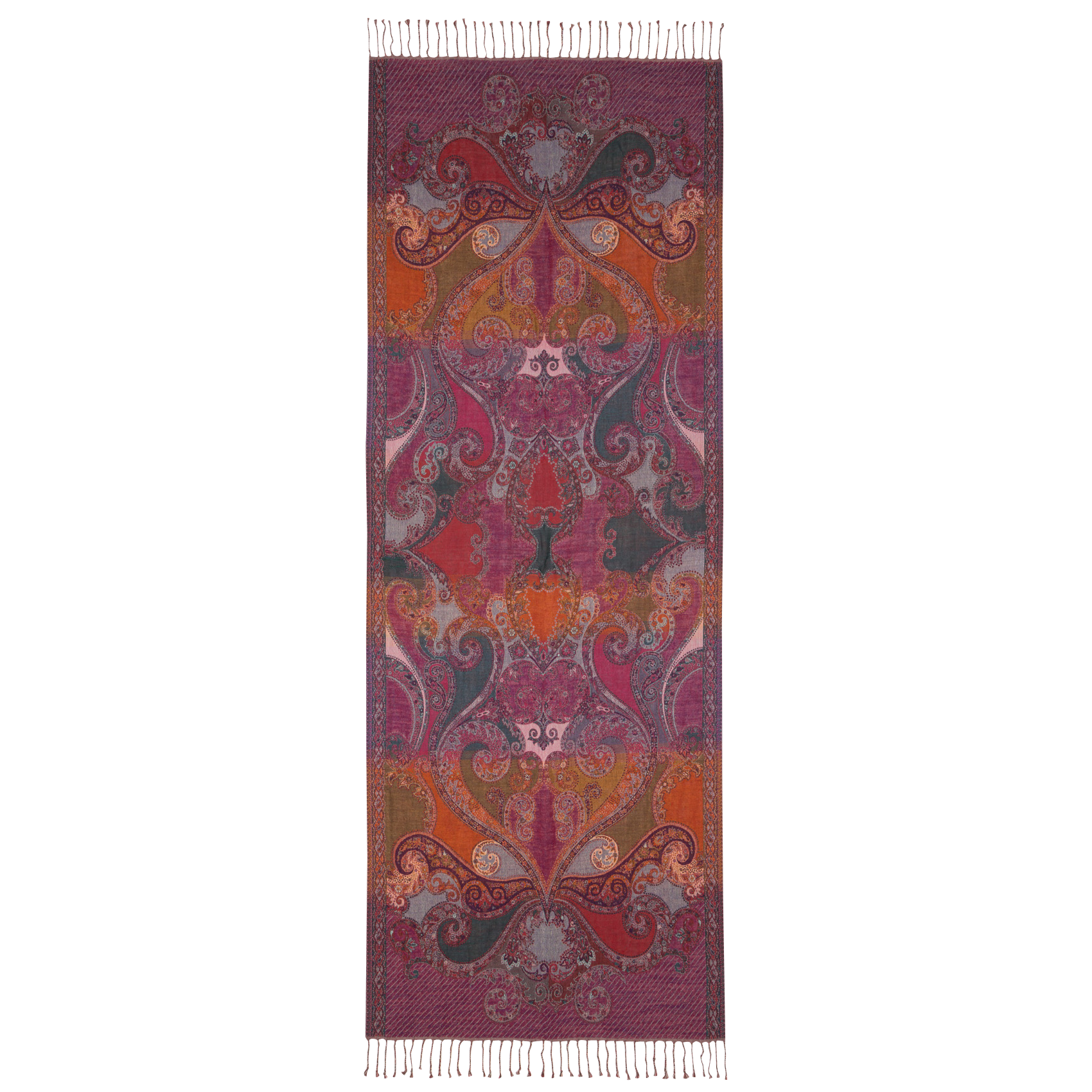 Echarpe en coton mélangé LA FEE MARABOUTEE Rouge