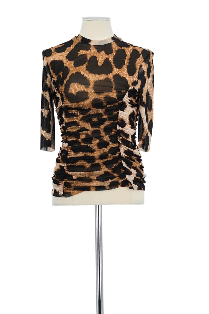 T-shirt GANNI - Seconde Main Brown